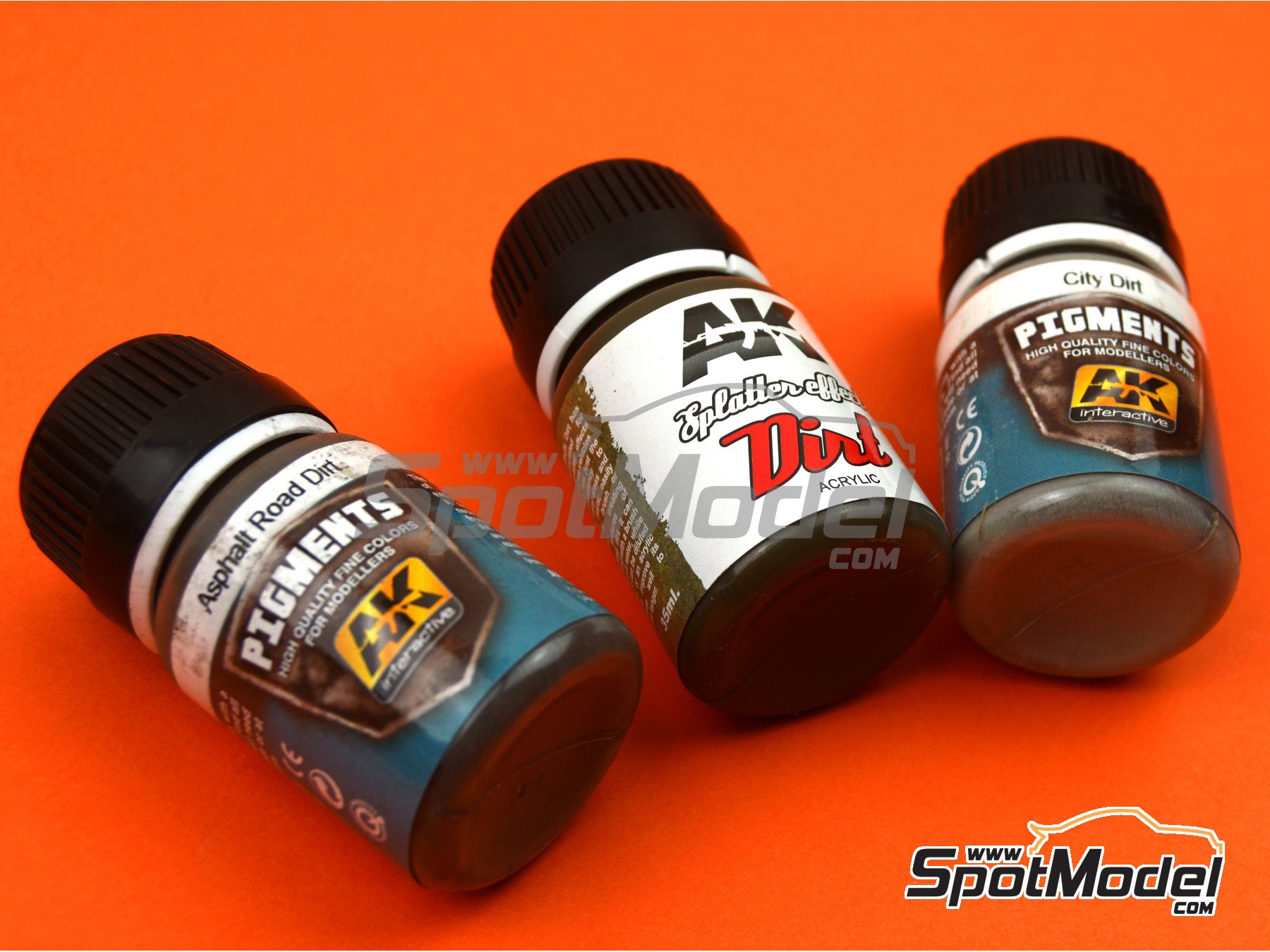 Image 2: Asphalt effects - 1 x 17ml | Paints set manufactured by AK Interactive (ref. AK8090, also 8435568301009 and AK-8090)