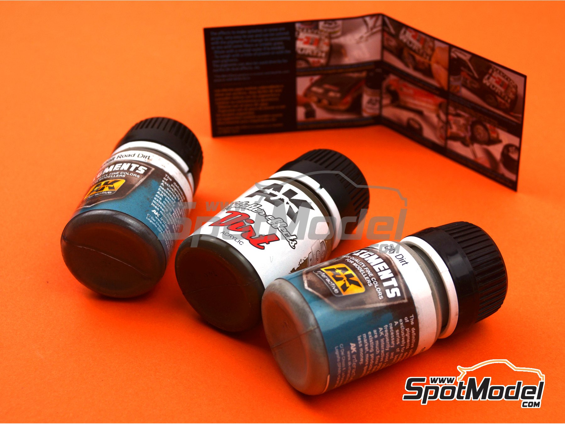 Image 3: Asphalt effects - 1 x 17ml | Paints set manufactured by AK Interactive (ref. AK8090, also 8435568301009 and AK-8090)