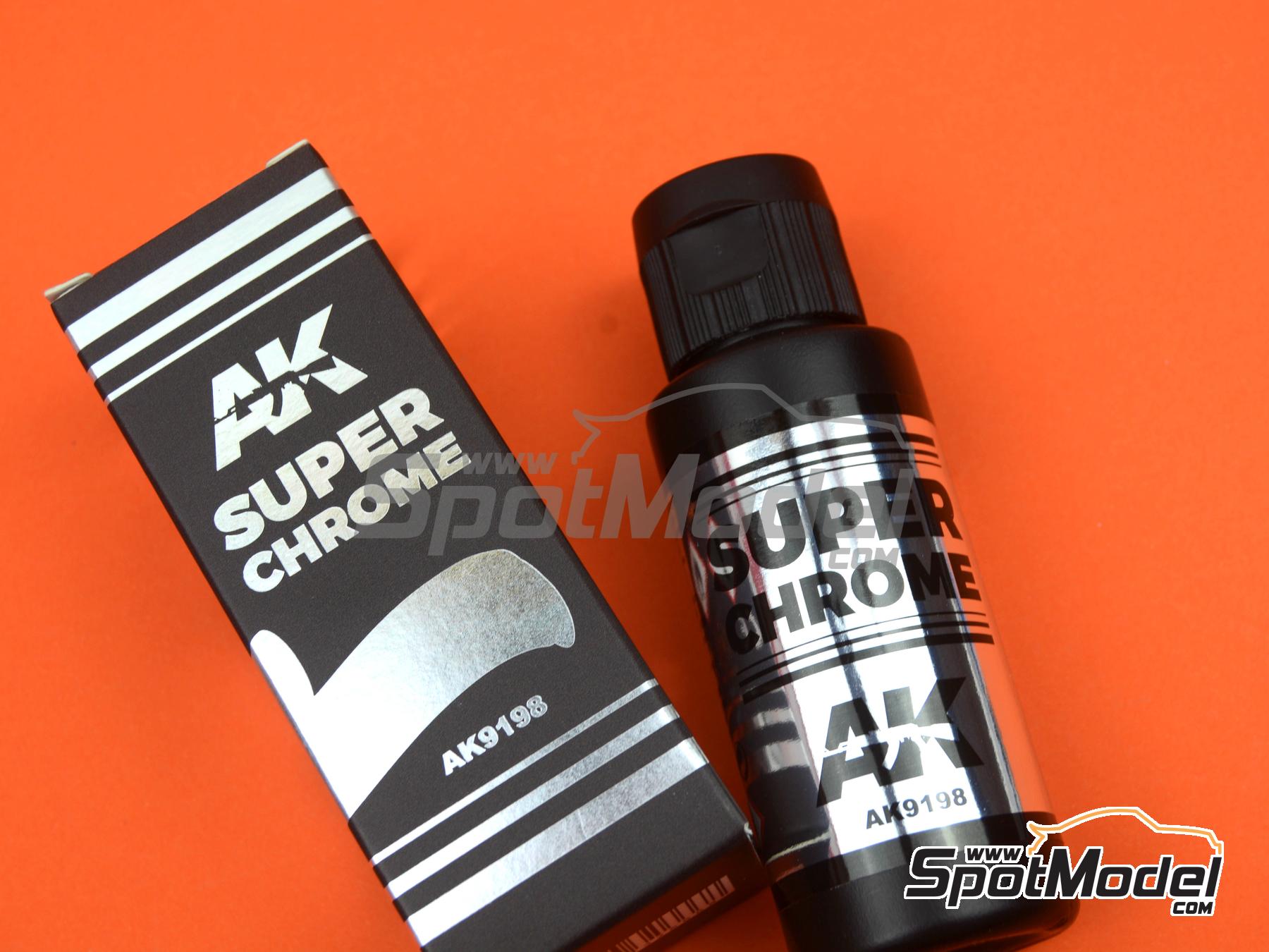 Image 1: Super Chrome - 1 x 60ml | Paint manufactured by AK Interactive (ref.&nbsp;AK9198, also 8435568326668)