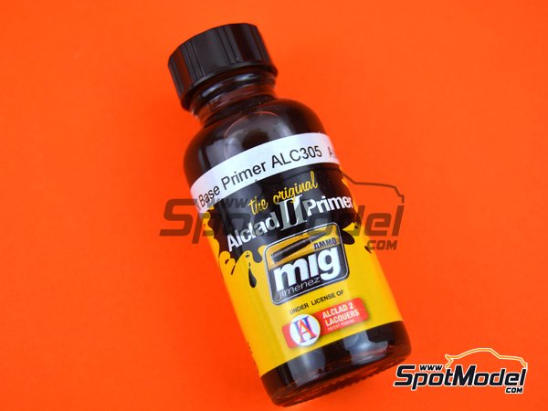 Image 1: Black base primer ALC305 - 1 x 30ml | Primer manufactured by AMMO of Mig Jimenez (ref.&nbsp;AMIG8210)
