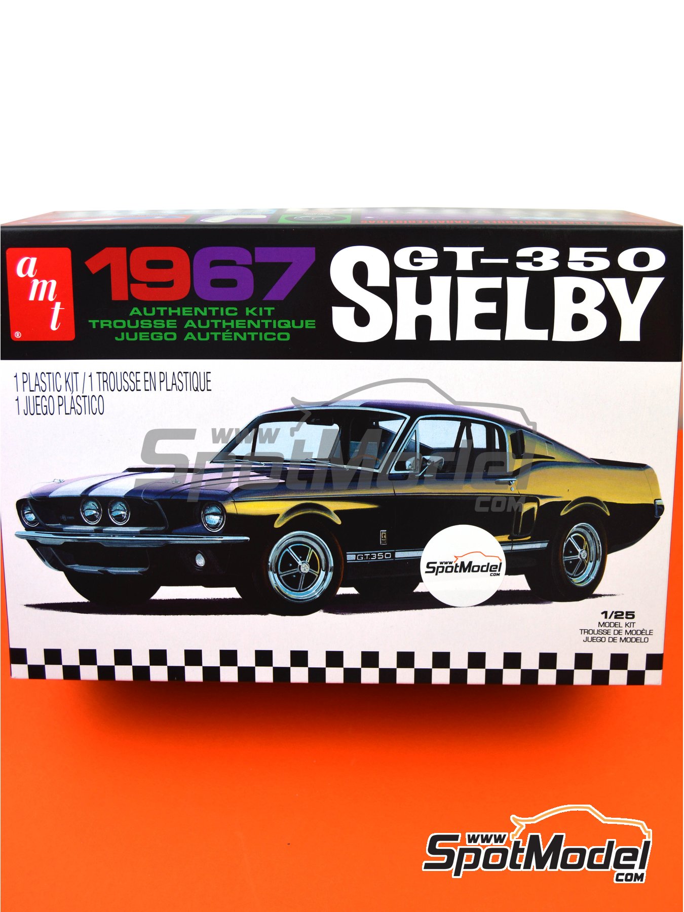 AMT 1967 Ford Shelby GT-350 Interior/Chassis/Frame Set 1/25 Scale 