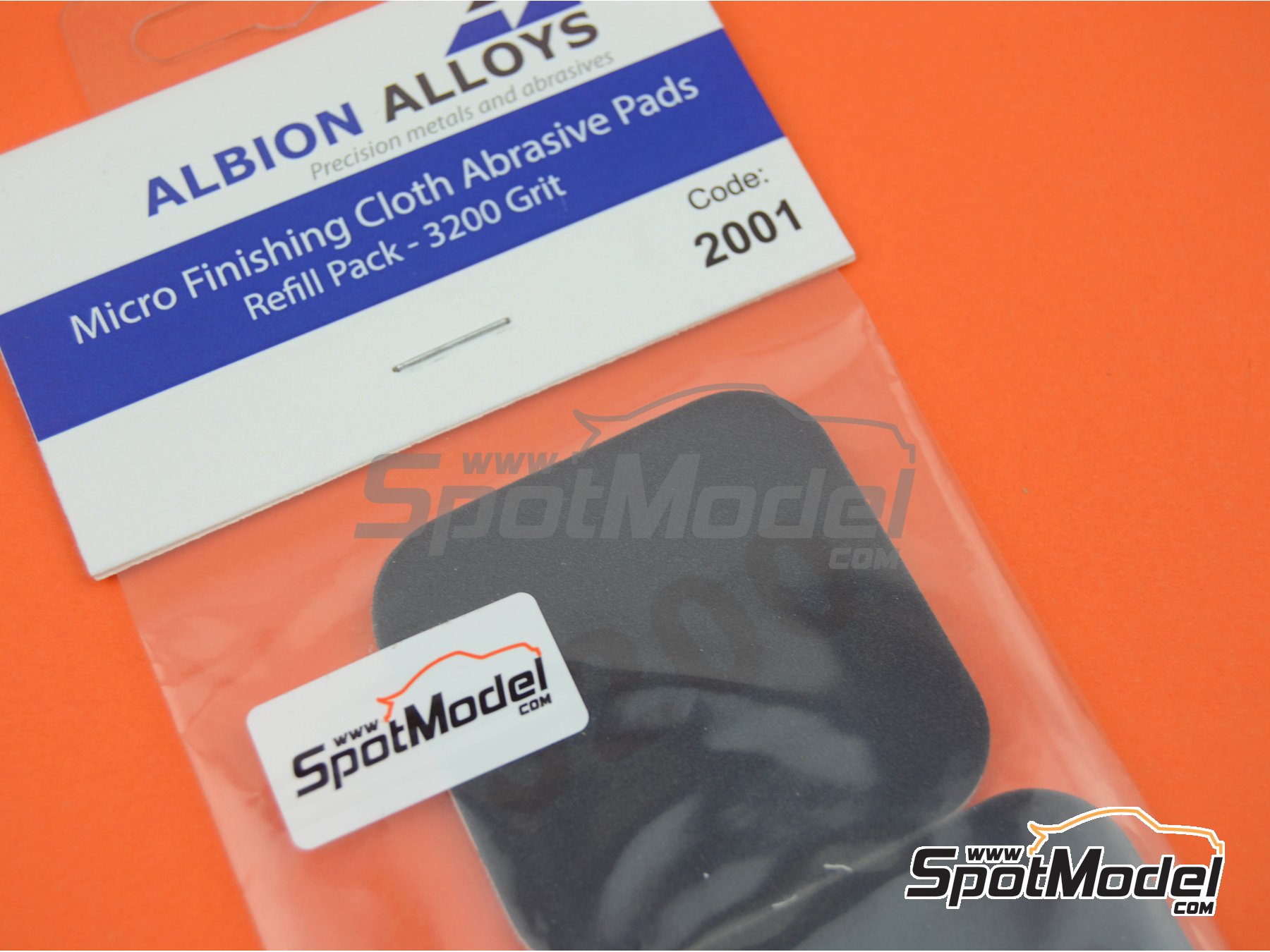 Albion Alloys Micro Finishing Cloth Abrasive Pads 8000 Grit Ref 2005 