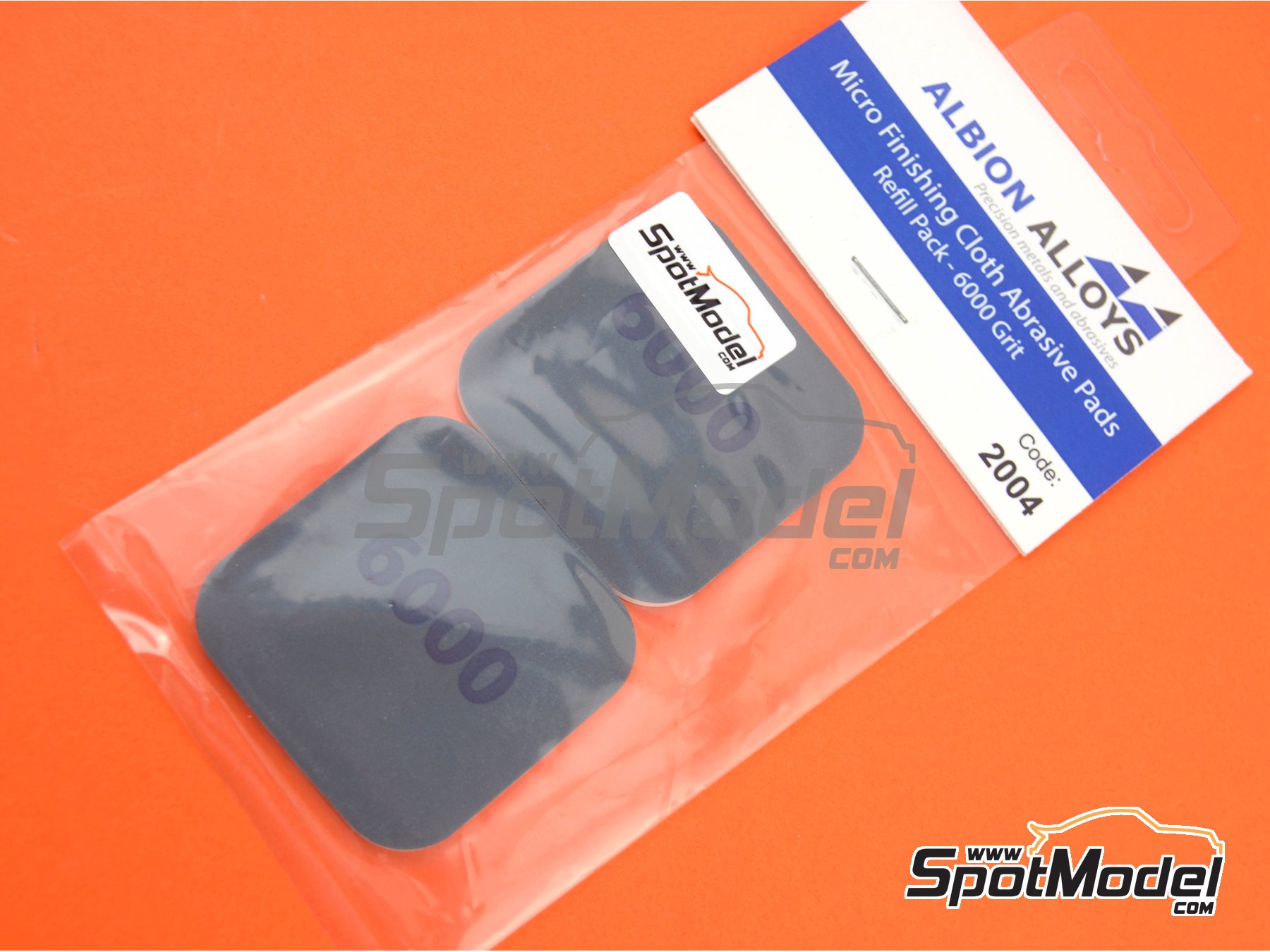 Image 1: Micro Finishing Cloth Abrasive Pads Refill - grano 6000 | Lijas fabricado por Albion Alloys (ref.&nbsp;2004, tambien 5060102453833)