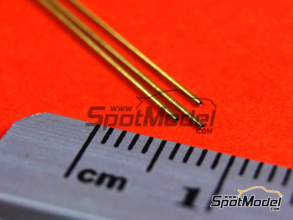 Image 5: Brass tube 0,50 mm x 0,30 mm x 250 mm | Material manufactured by Albion Alloys (ref.&nbsp;MBT1M, also 5060102452003)