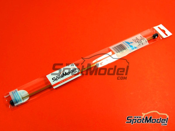 Image 2: Brass tube 0,90 mm x 0,45 mm x 250 mm | Material manufactured by Albion Alloys (ref.&nbsp;MBT3M, also 5060102452027)