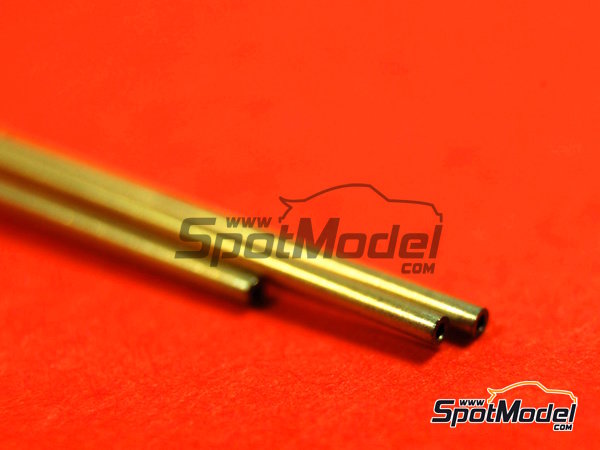 Image 3: Brass tube 0,90 mm x 0,45 mm x 250 mm | Material manufactured by Albion Alloys (ref.&nbsp;MBT3M, also 5060102452027)