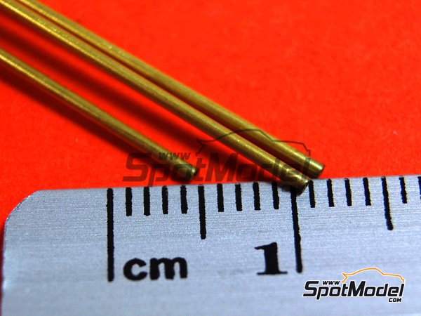Image 4: Brass tube 0,90 mm x 0,45 mm x 250 mm | Material manufactured by Albion Alloys (ref.&nbsp;MBT3M, also 5060102452027)