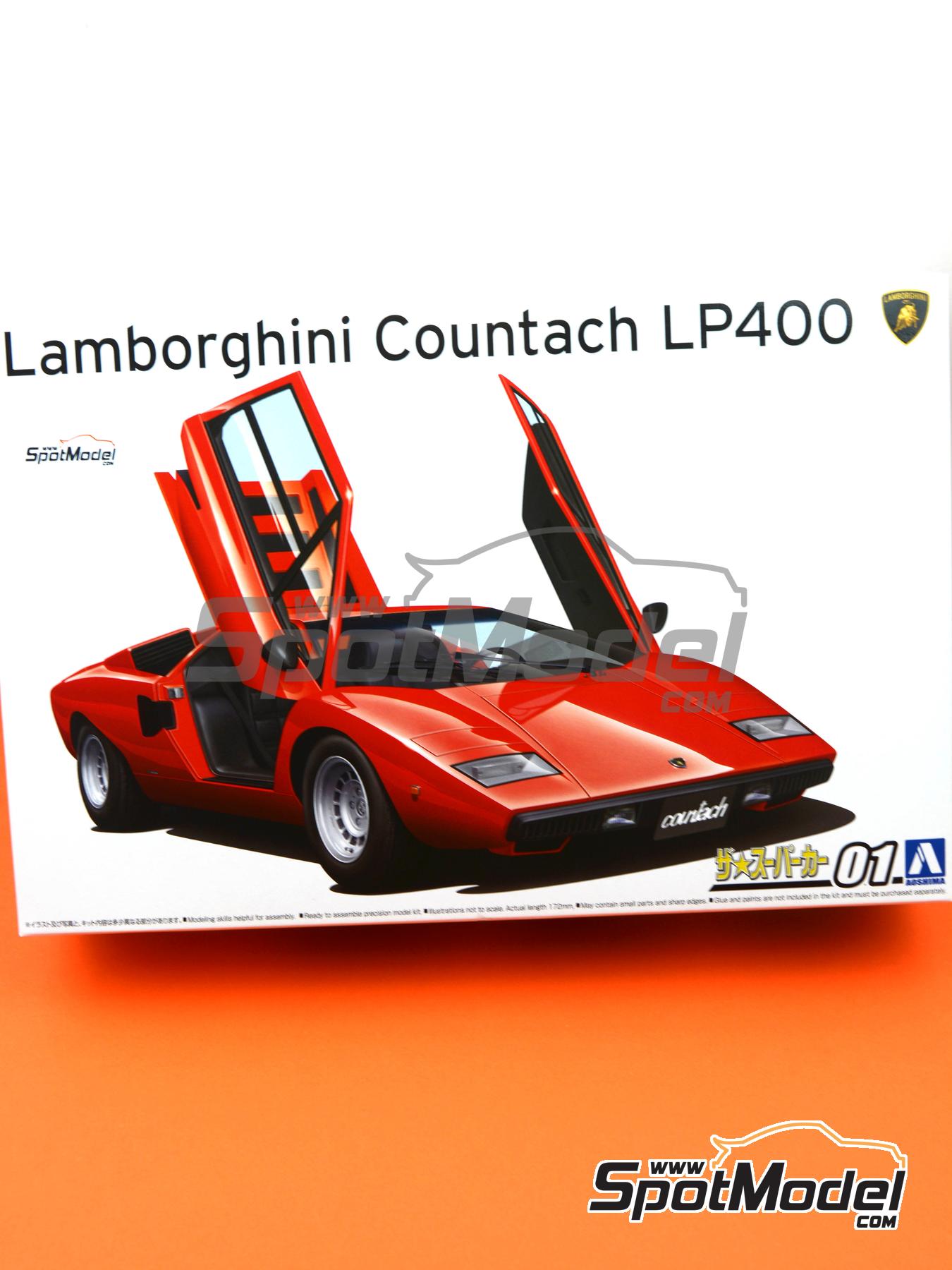Deagostini 1/8 Lamborghini Countach LP500S model assembled Parts issue 33 