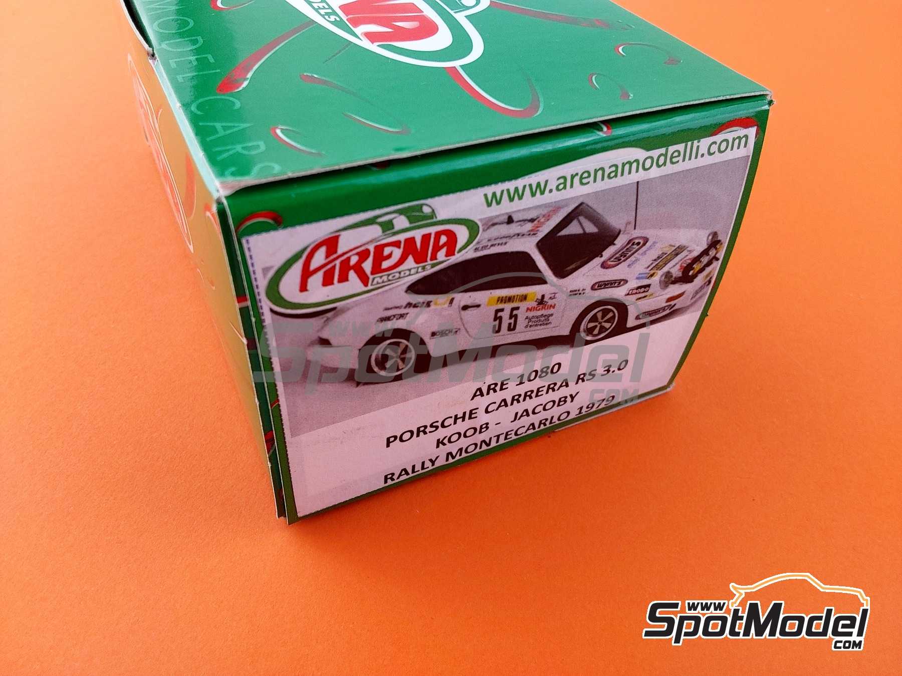 Image 2: Porsche 911 Carrera RS 3.0 sponsored by Wynn's - Monte Carlo Rally - Rallye Automobile de Monte-Carlo 1979 | Car scale model kit in 1/43 scale manufactured by Arena Modelli (ref.&nbsp;ARE1080)