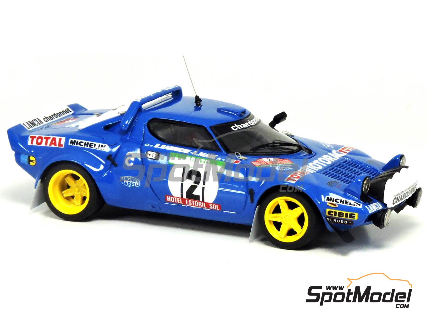 Image 3: Lancia Stratos sponsored by Chardonnet - Portugal Rally - Vinho do Porto, Ronde Cevenole 1978 and 1979 | Car scale model kit in 1/43 scale manufactured by Arena Modelli (ref.&nbsp;ARE1110)