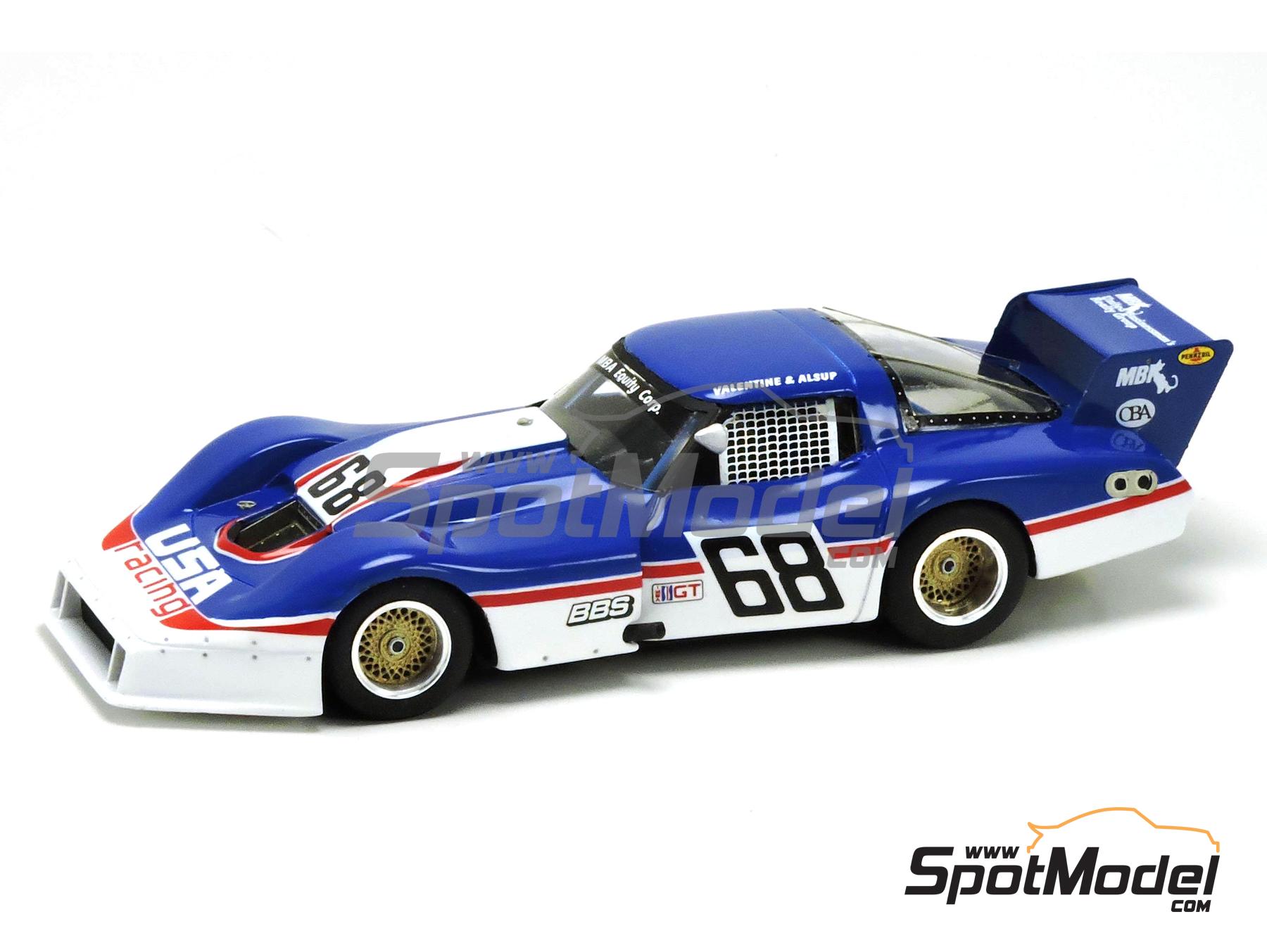 Chrevrolet Corvette Tube Frame USA Racing Team Watkins Glen Hours,  Daytona 250 miles Car scale model kit in 1/43 scale manufactured by  Arena - Main Image