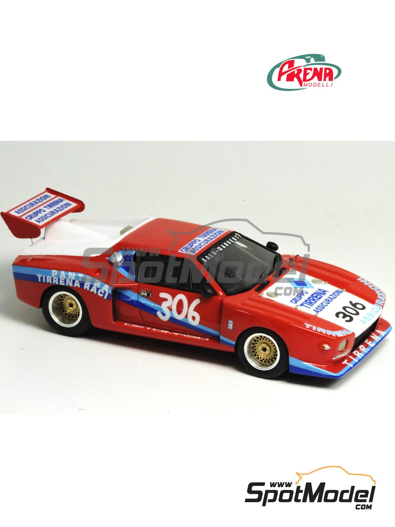 ALEZAN MODELS De Tomaso Pantera Zastrow 1990 - 1/43 - Kit Peint Résine Blanc - France