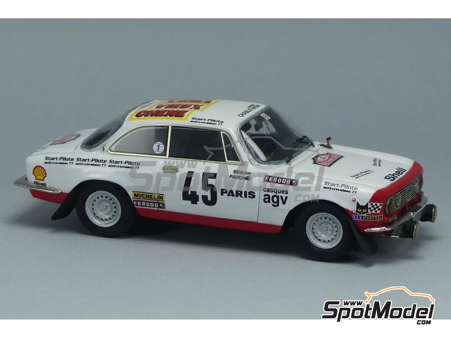 Arena Modelli ARE606: Car scale model kit 1/43 scale - Alfa Romeo GTA Ausca  Team #1, 3, 6, 28, 34, 35 - Monty Winkler (US), Horst Kwech (AU) - 4 Hours  Sebring, SCCA Trans-American Championship 1966 and 1967 (ref. ARE606)