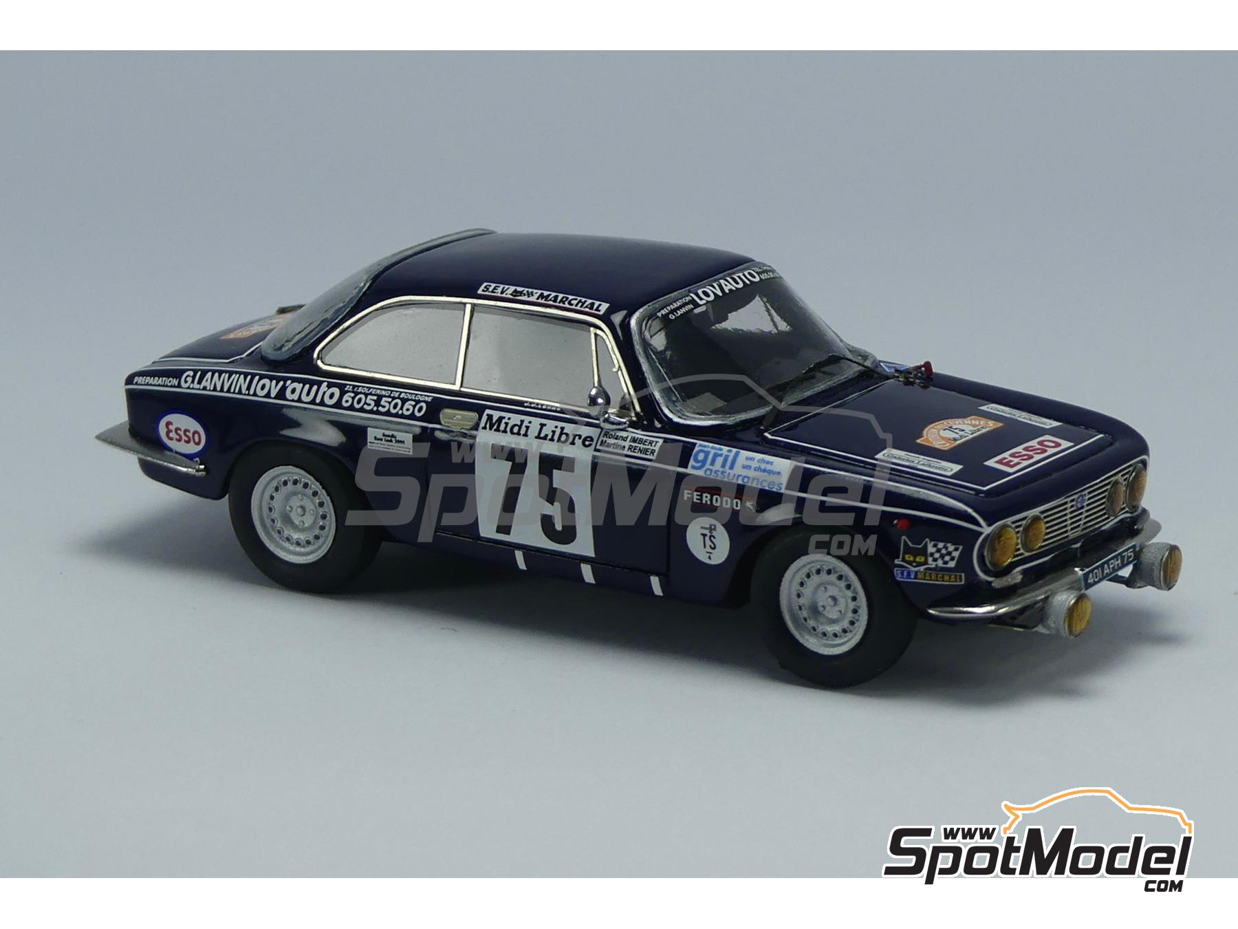 Ceven Kit Monté Résine 1/43 - Alfa Romeo GTZ Rouge