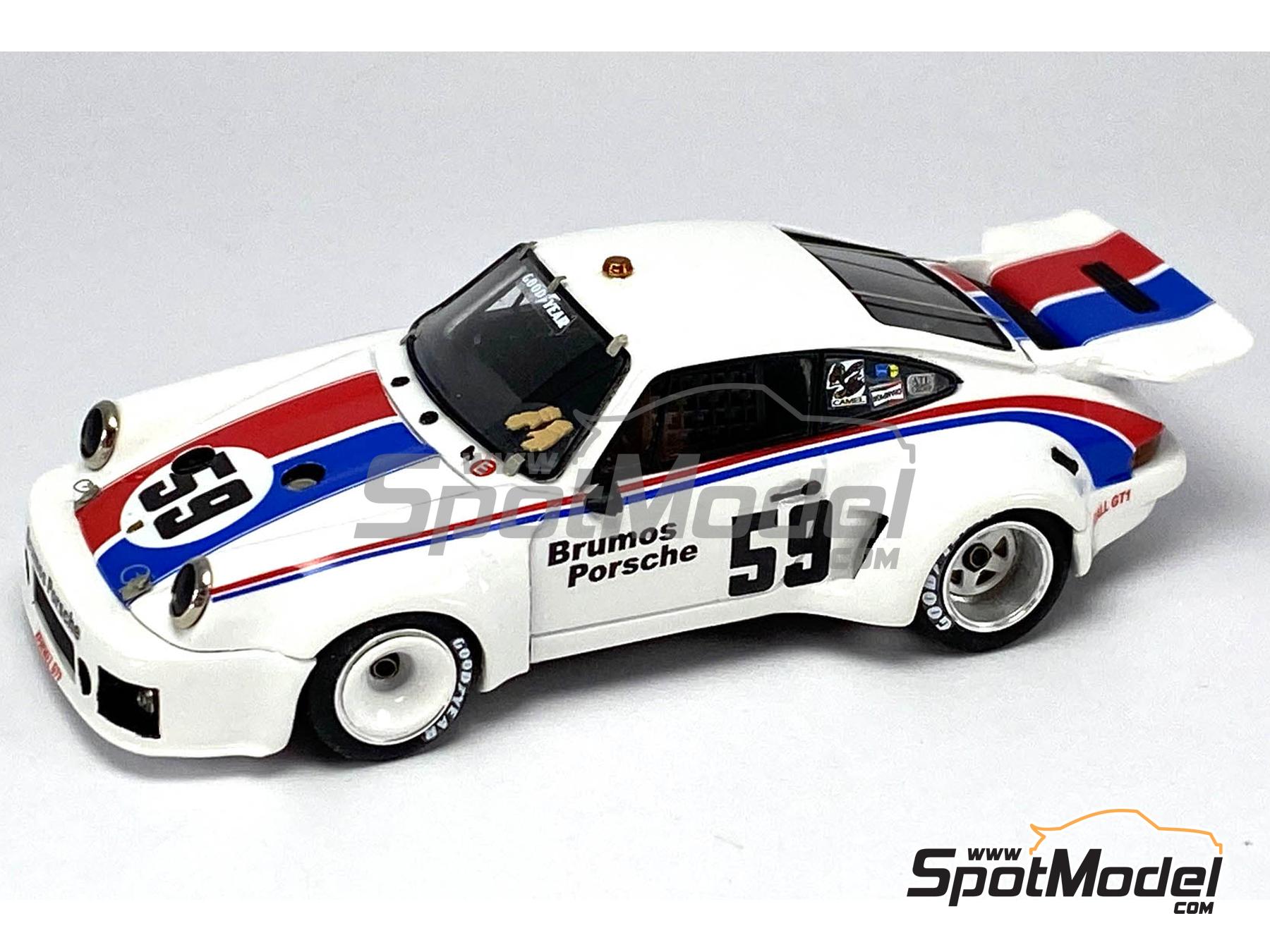 Image 1: Porsche 911 Carrera RSR Brumos Racing Team - 12 Hours Sebring 1975 | Car scale model kit in 1/43 scale manufactured by Arena Modelli (ref.&nbsp;ARE1349)