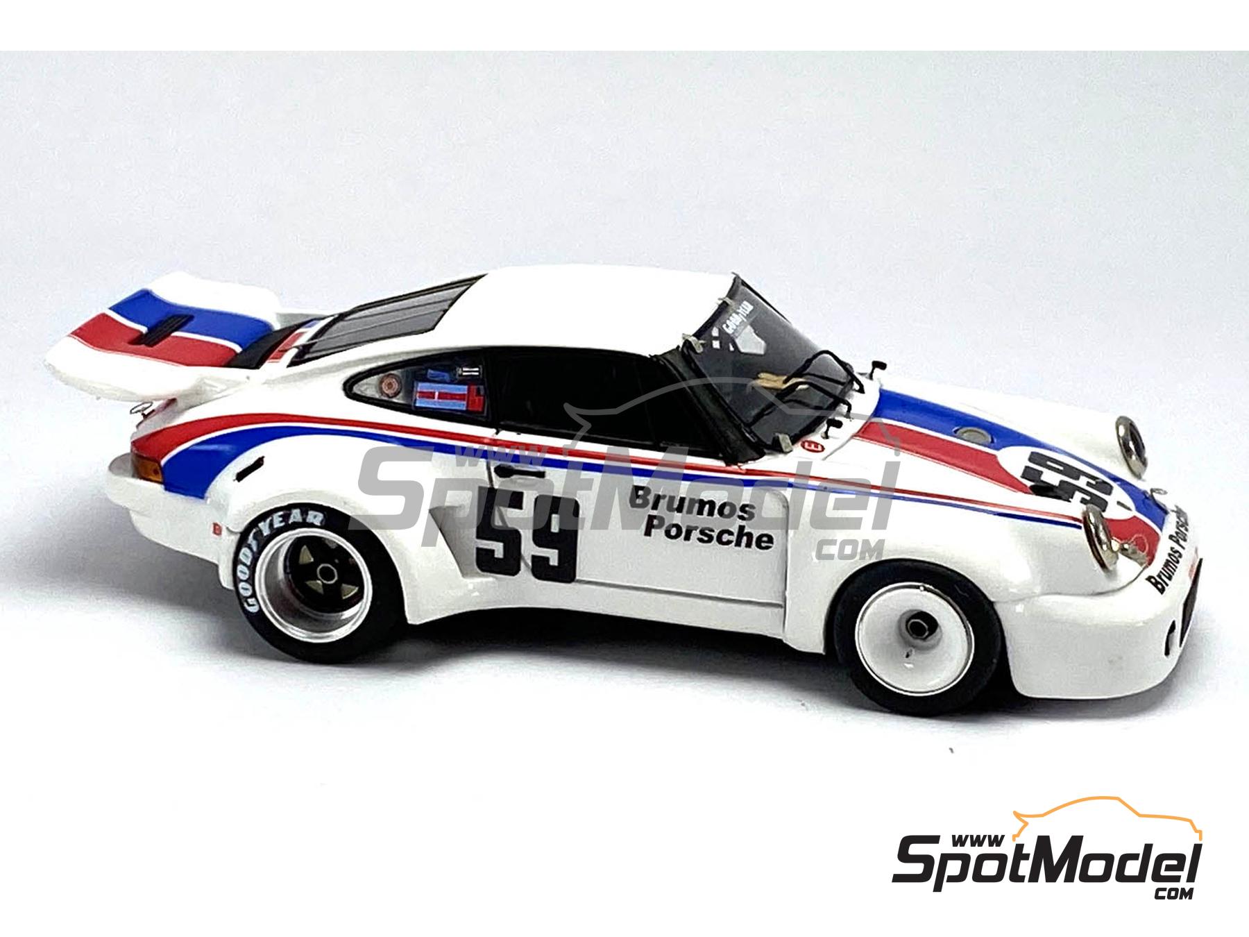 Image 1: Porsche 911 Carrera RSR Brumos Racing Team - Watkins Glen 6 Hours 1974 | Car scale model kit in 1/43 scale manufactured by Arena Modelli (ref. ARE1350)
