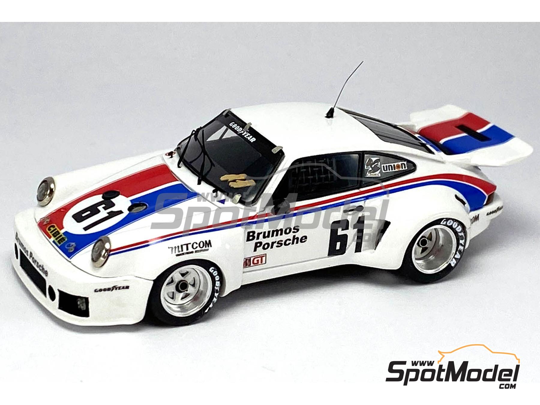 Image 1: Porsche 911 Carrera RSR Brumos Racing Team sponsored by Mitcom - 24 Hours of Daytona 1976 | Car scale model kit in 1/43 scale manufactured by Arena Modelli (ref. ARE1352)