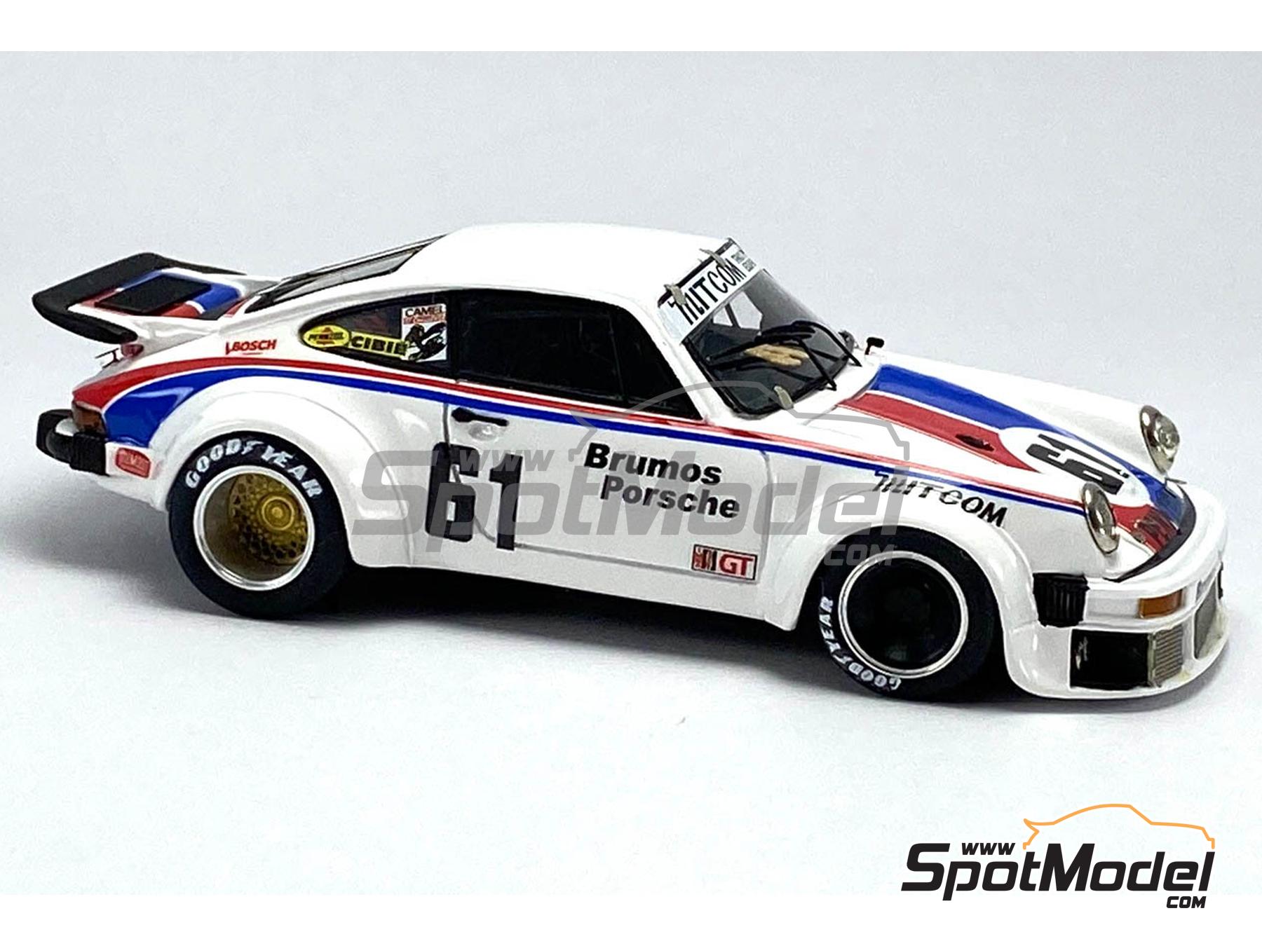 Image 1: Porsche 934 Brumos Racing Team sponsored by Mitcom - 24 Hours of Daytona 1977 | Car scale model kit in 1/43 scale manufactured by Arena Modelli (ref.&nbsp;ARE1354)