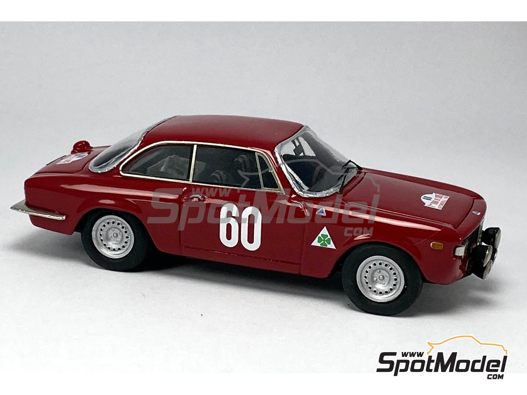 Image 1: Alfa Romeo Giulia GTA Autodelta Team - Tour de Corse 1965 | Car scale model kit in 1/43 scale manufactured by Arena Modelli (ref.&nbsp;ARE1356)