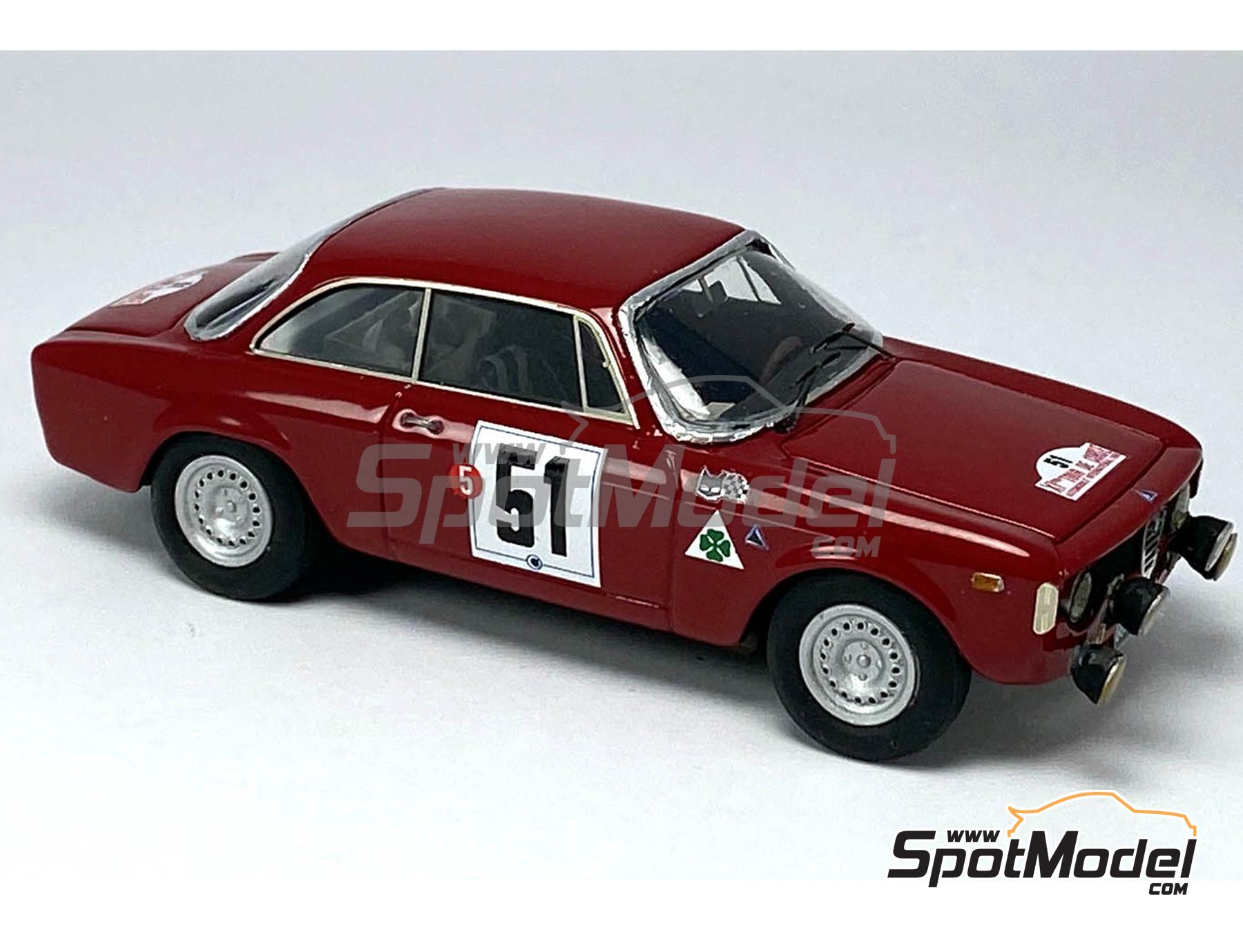 Image 1: Alfa Romeo Giulia GTA - Tour de Corse 1966 | Car scale model kit in 1/43 scale manufactured by Arena Modelli (ref. ARE1358)