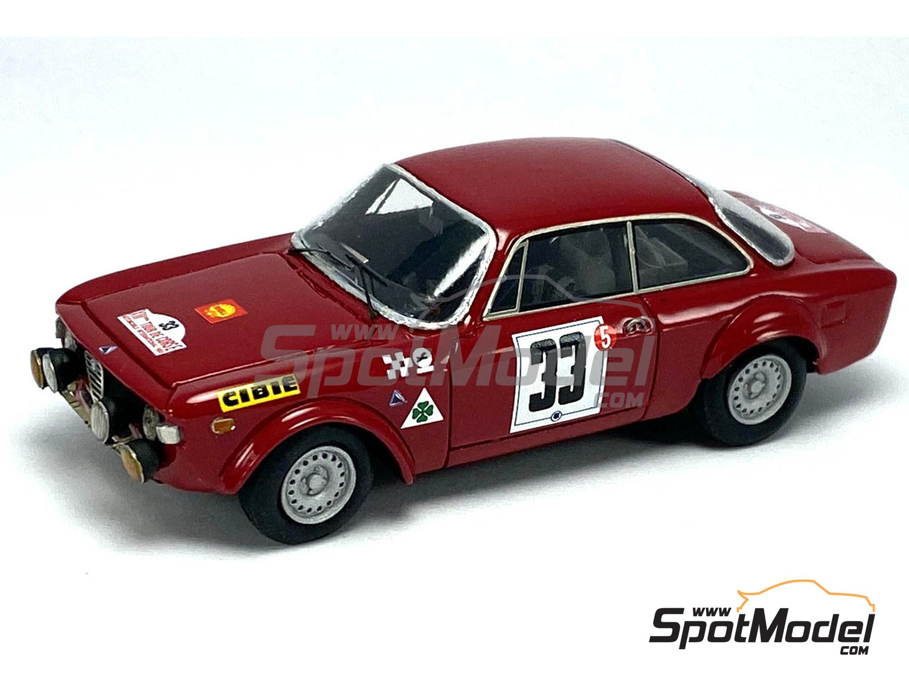 Image 1: Alfa Romeo GTA - Tour de Corse 1968 | Car scale model kit in 1/43 scale manufactured by Arena Modelli (ref. ARE1362)