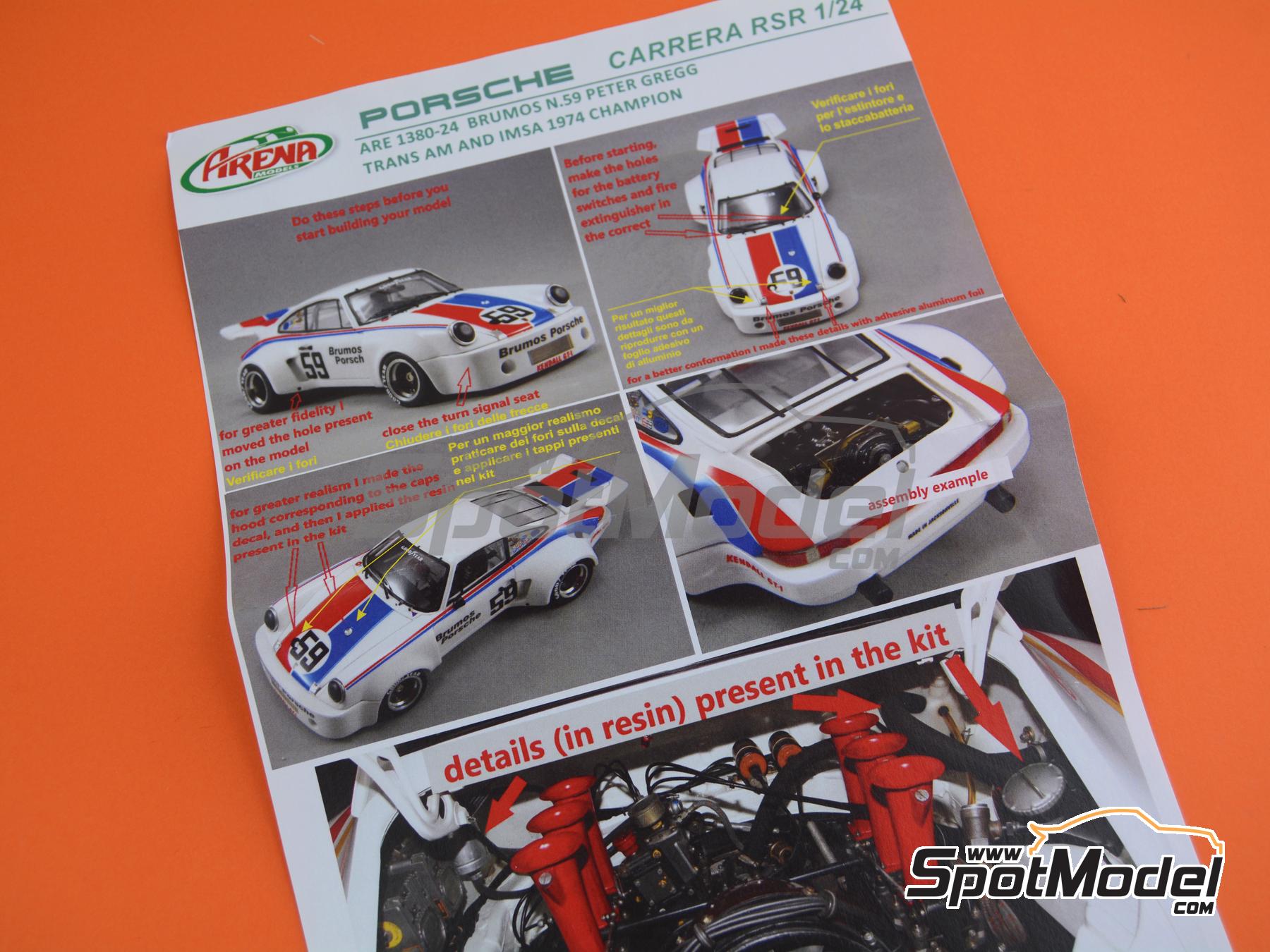 Porsche 911 Carrera RSR N°68 Samson Le Mans 1974 – Kremer Racing – Starter 1/43