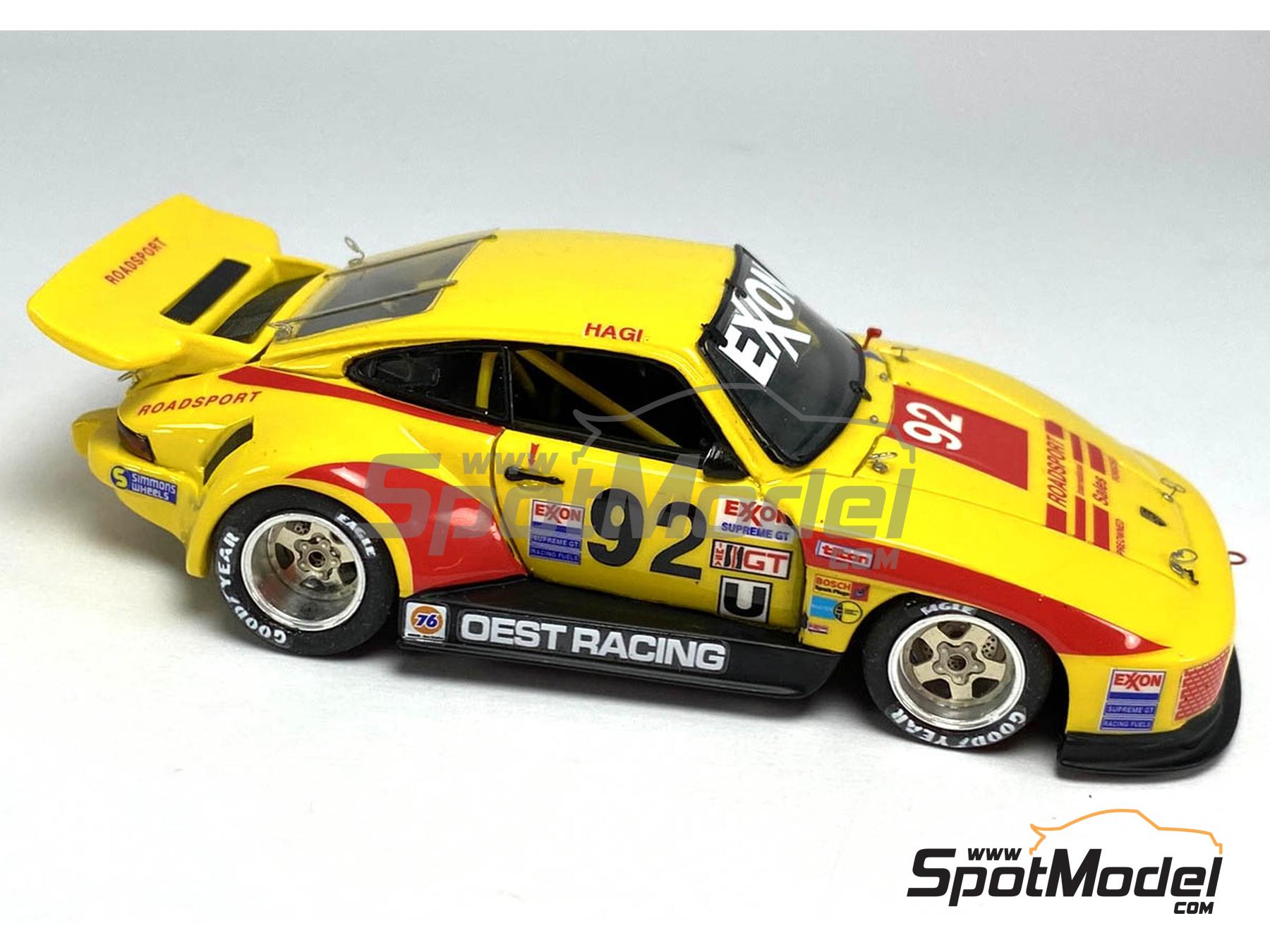 Image 1: Porsche 911 RSR Slantnose Oest Racing Team sponsored by Roadsport - Laguna Seca IMSA GT 1994 | Car scale model kit in 1/43 scale manufactured by Arena Modelli (ref.&nbsp;ARE1385)