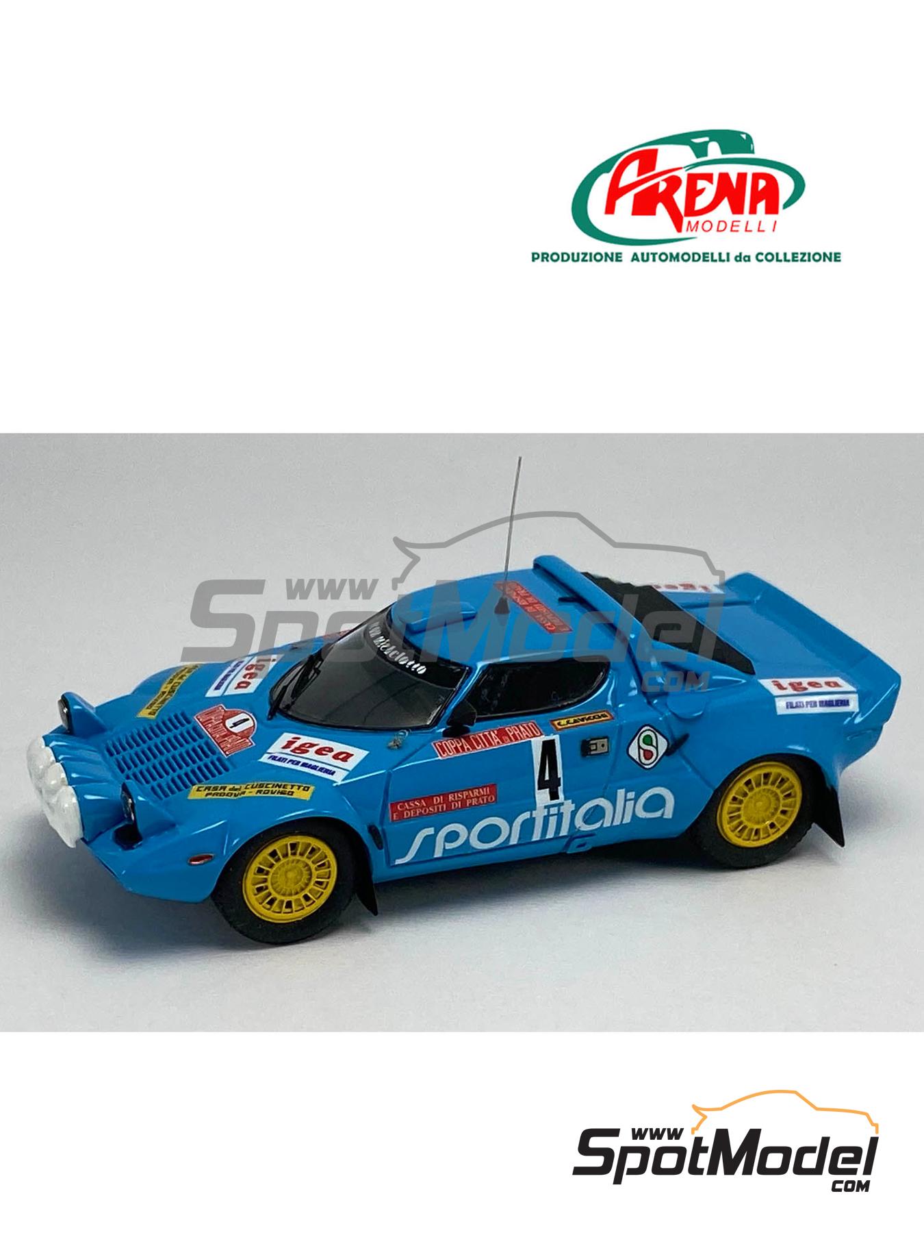 Lancia Stratos HF sponsored by Sportitalia - Città di Prato Rally 1977 | Car scale model kit in 1/43 scale manufactured by Arena Modelli (ref. ARE1431) image