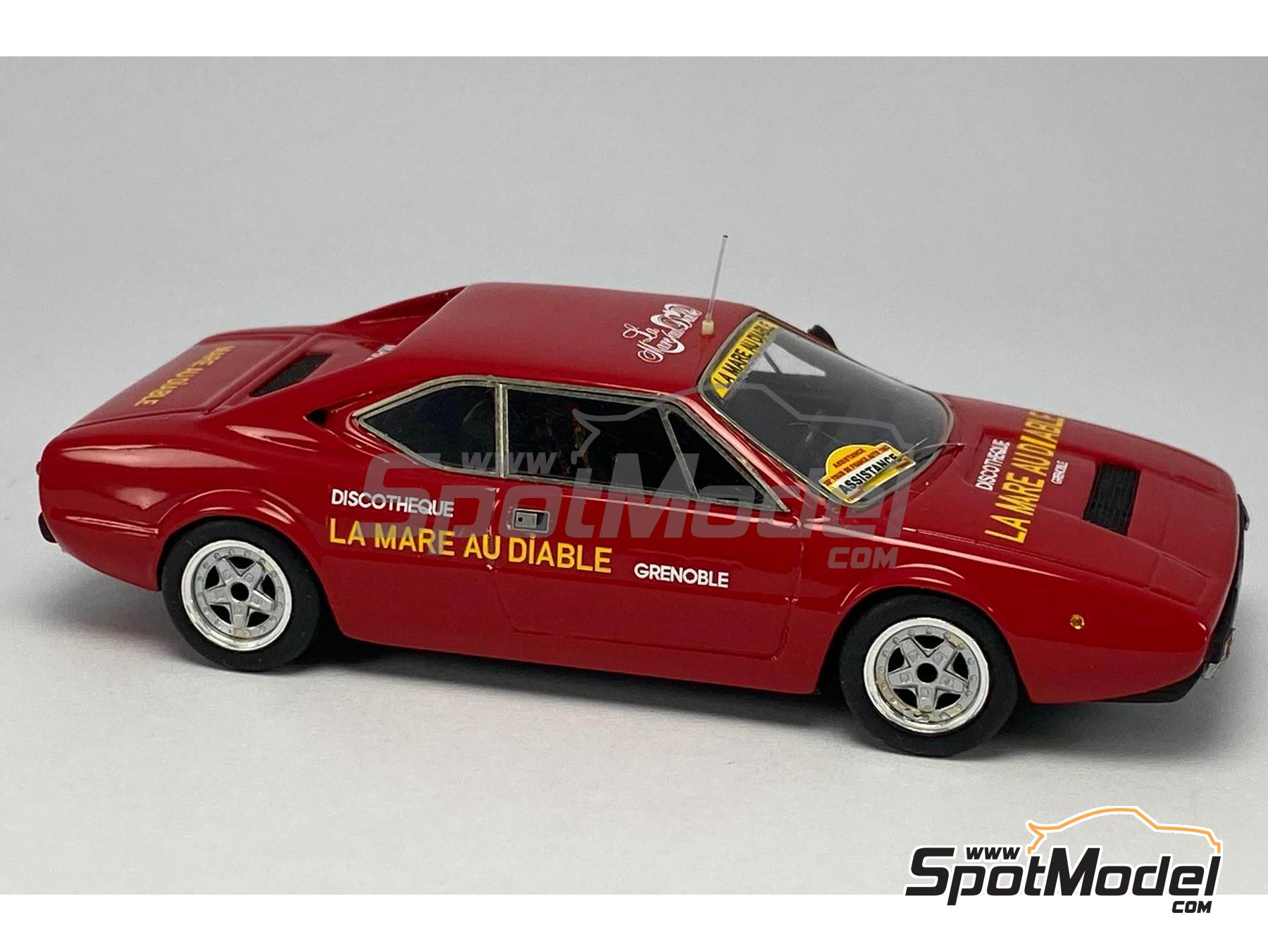 Image 1: Ferrari 308 GT/4 Gauthier Team sponsored by La Mare au Diable - Tour de France Automobile 1983 | Car scale model kit in 1/43 scale manufactured by Arena Modelli (ref. ARE1438)