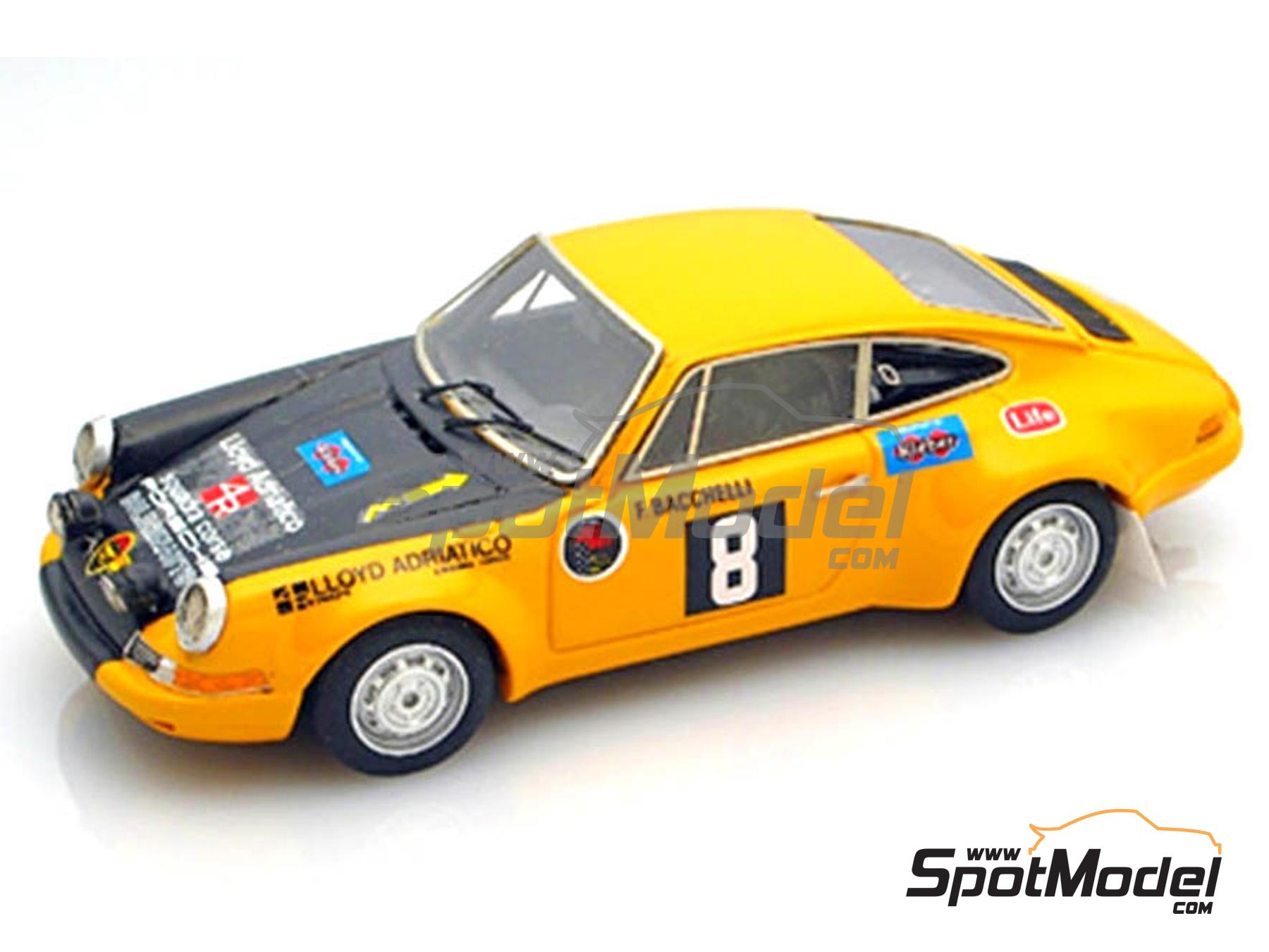 Image 1: Porsche 911 S sponsored by Lloyd Adriatico - Rally Due Valli 1972 | Car scale model kit in 1/43 scale manufactured by Arena Modelli (ref.&nbsp;ARE174)