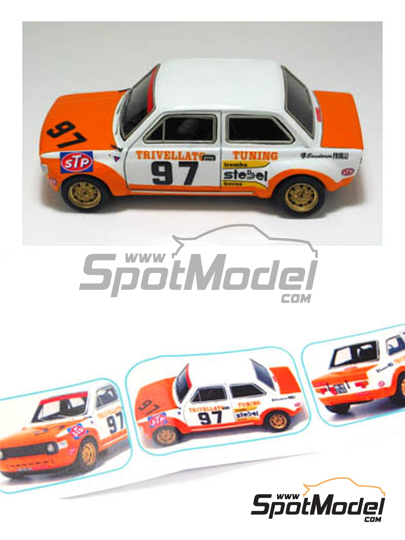 Arena Modelli ARE313: Car scale model kit 1/43 scale - Fiat 128