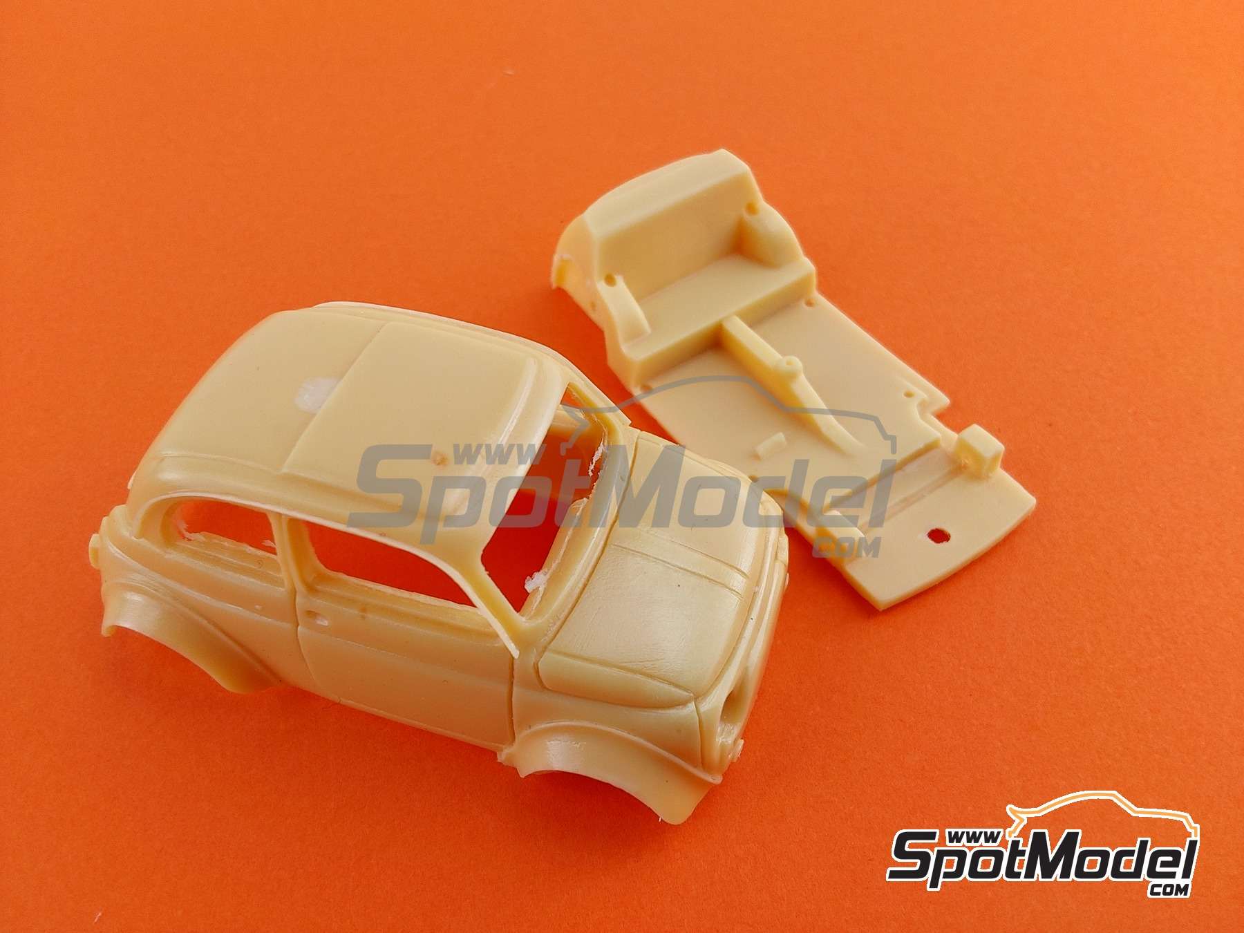 Image 12: Fiat Abarth 695 SS Group 2 - Press version | Car scale model kit in 1/43 scale manufactured by Arena Modelli (ref.&nbsp;ARE318)