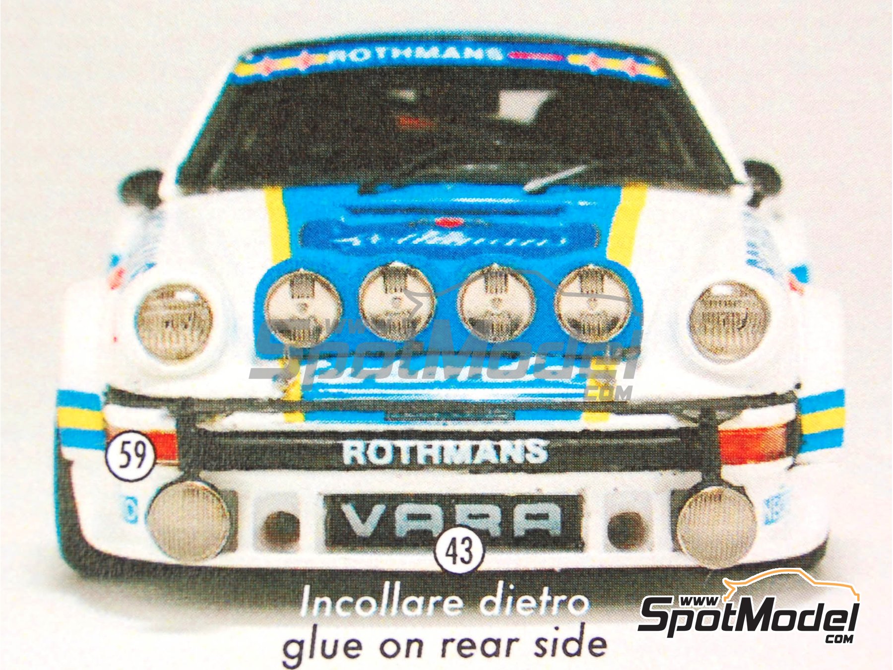 Decals 1/32 Martini Porsche 911 SC Rally Dakar Waldegaard Thorszelius 