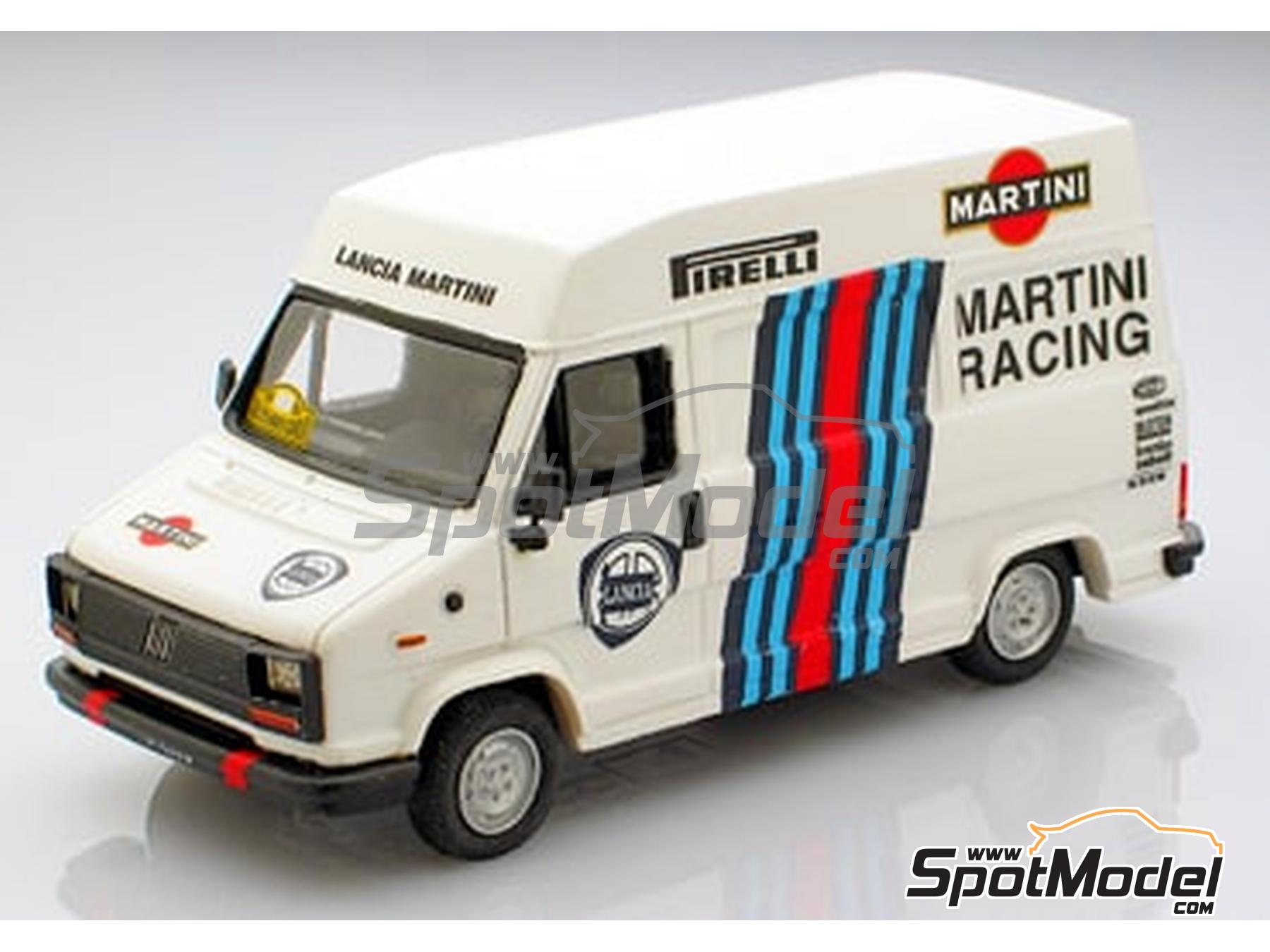 Image 1: Fiat Ducato Assistenza Lancia Martini -  1984 | Car scale model kit in 1/43 scale manufactured by Arena Modelli (ref.&nbsp;ARE492)