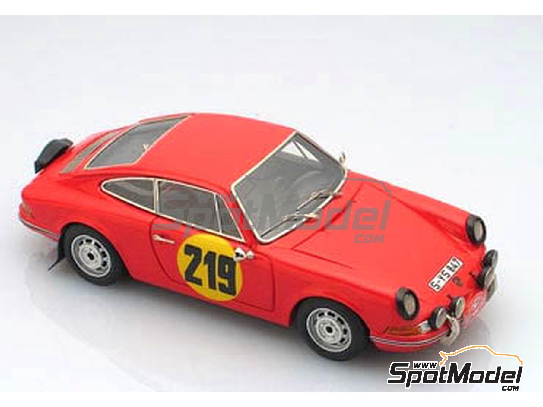 Image 1: Porsche 911 - Monte Carlo Rally - Rallye Automobile de Monte-Carlo 1967 | Car scale model kit in 1/43 scale manufactured by Arena Modelli (ref.&nbsp;ARE509)