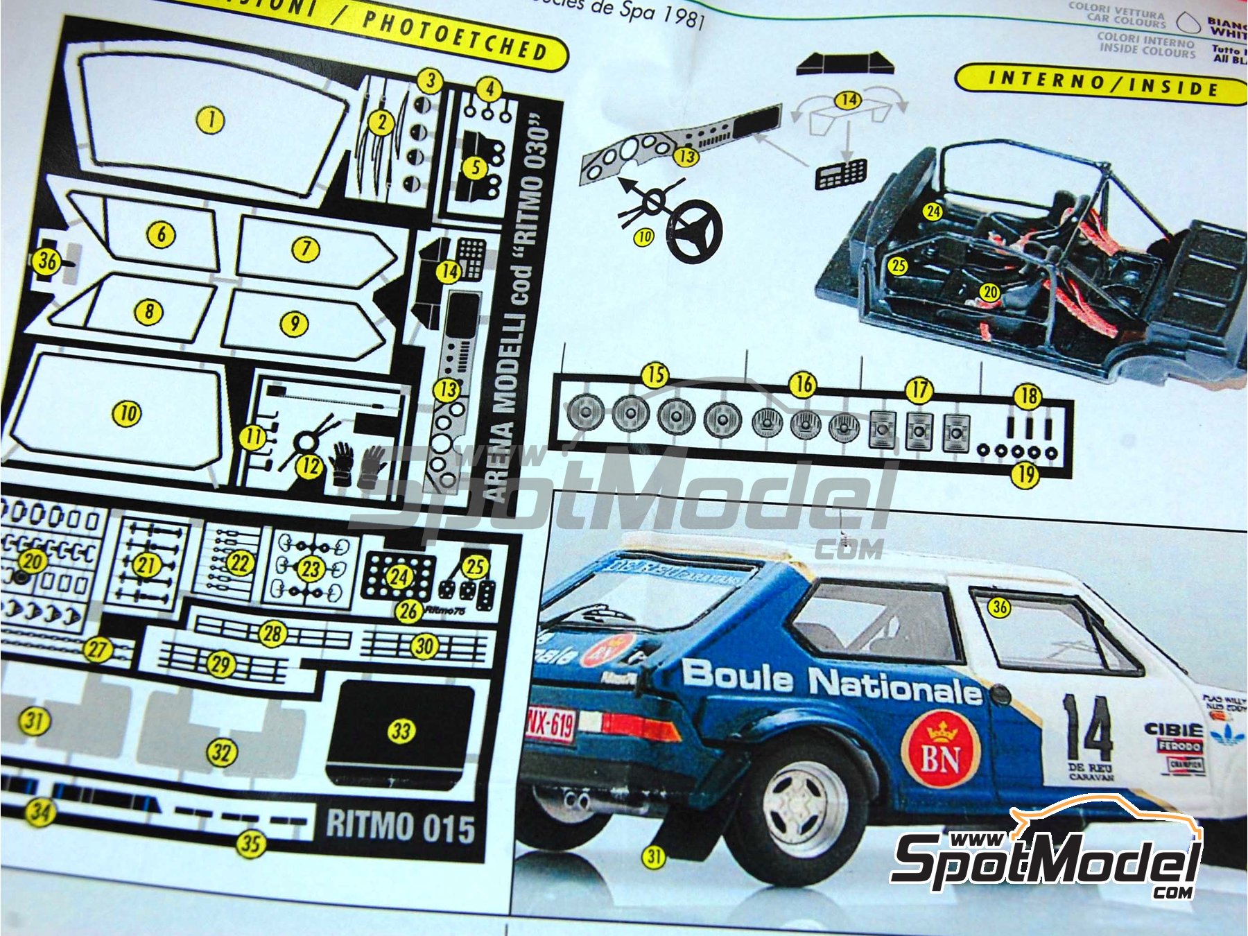 Fiat Ritmo 75 Abarth (Rally Monte Carlo 1979) (Neu (gemäss Beschreibung