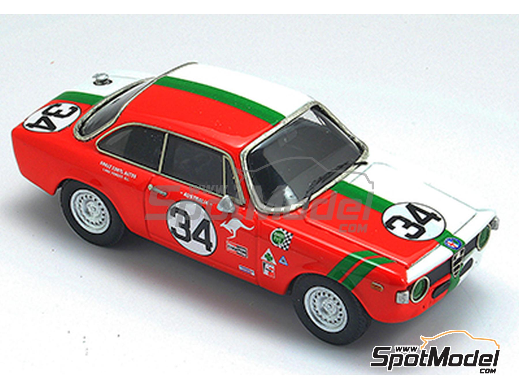 Arena Modelli ARE606: Car scale model kit 1/43 scale - Alfa Romeo GTA Ausca  Team #1, 3, 6, 28, 34, 35 - Monty Winkler (US), Horst Kwech (AU) - 4 Hours  Sebring, SCCA Trans-American Championship 1966 and 1967 (ref. ARE606)
