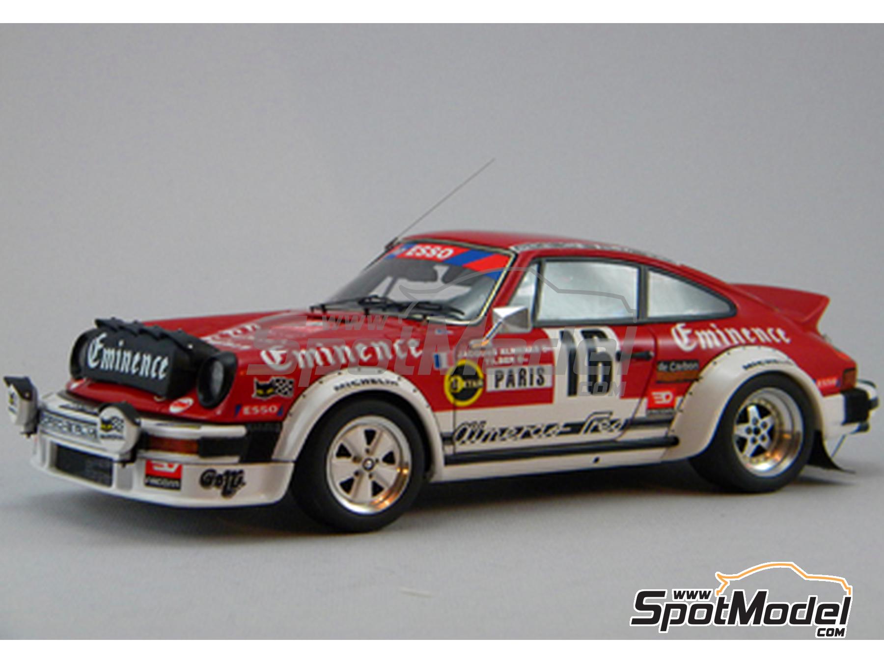 Image 1: Porsche 911SC Group 4 Almeras Team sponsored by Eminence - Monte Carlo Rally - Rallye Automobile de Monte-Carlo 1980 | Car scale model kit in 1/24 scale manufactured by Arena Modelli (ref.&nbsp;ARE734-24)