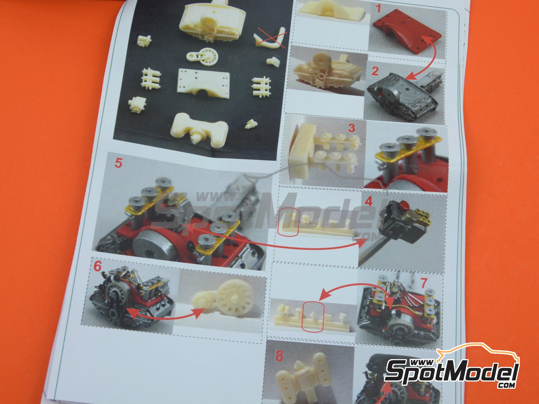 Image 12: Porsche 911SC Group 4 Almeras Team sponsored by Eminence - Monte Carlo Rally - Rallye Automobile de Monte-Carlo 1980 | Car scale model kit in 1/24 scale manufactured by Arena Modelli (ref.&nbsp;ARE734-24)