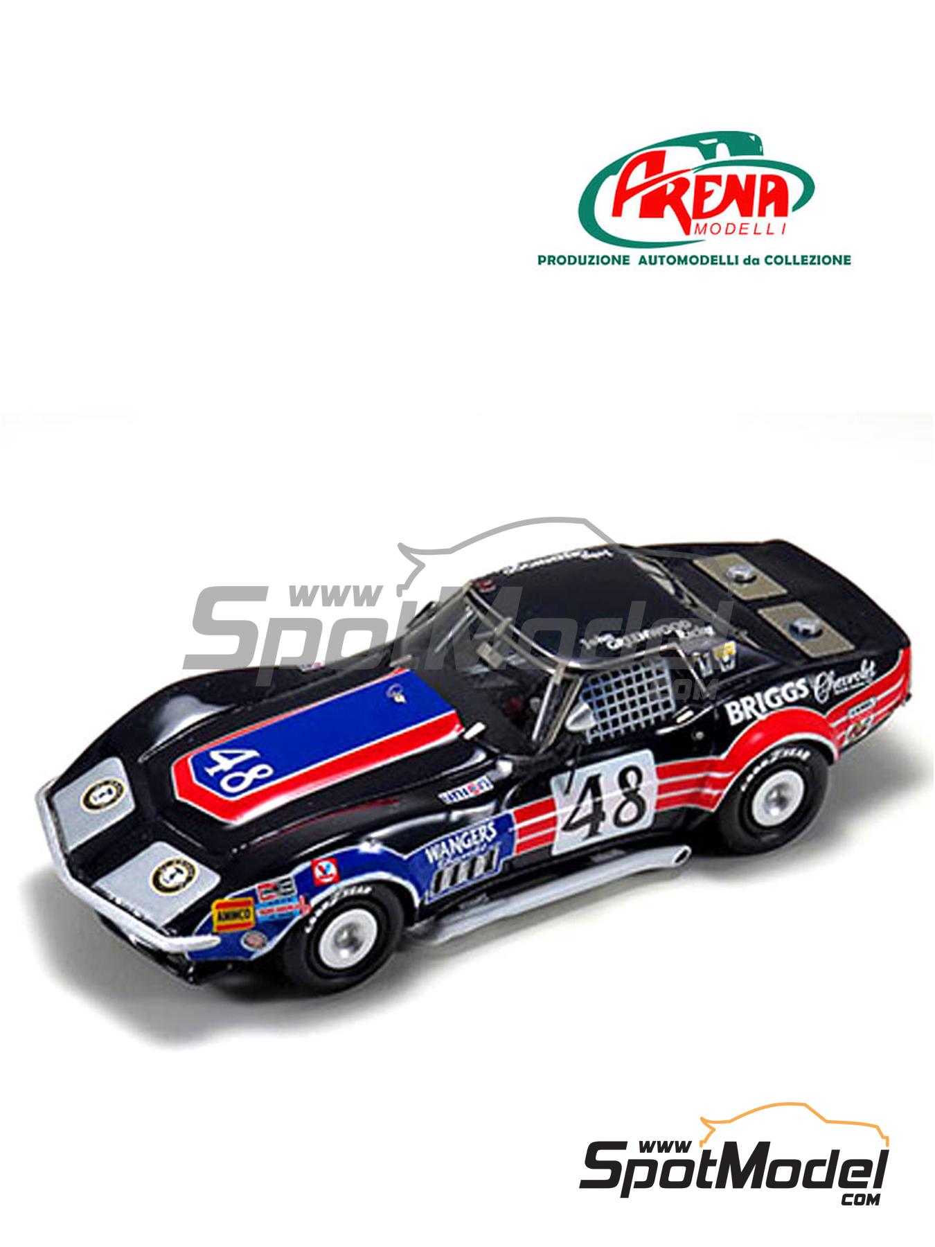 Chevrolet Corvette C3 John Greenwood Racing Team sponsored by Briggs  Watkins Glen Hours Car scale model kit in 1/43 scale manufactured  by Ar