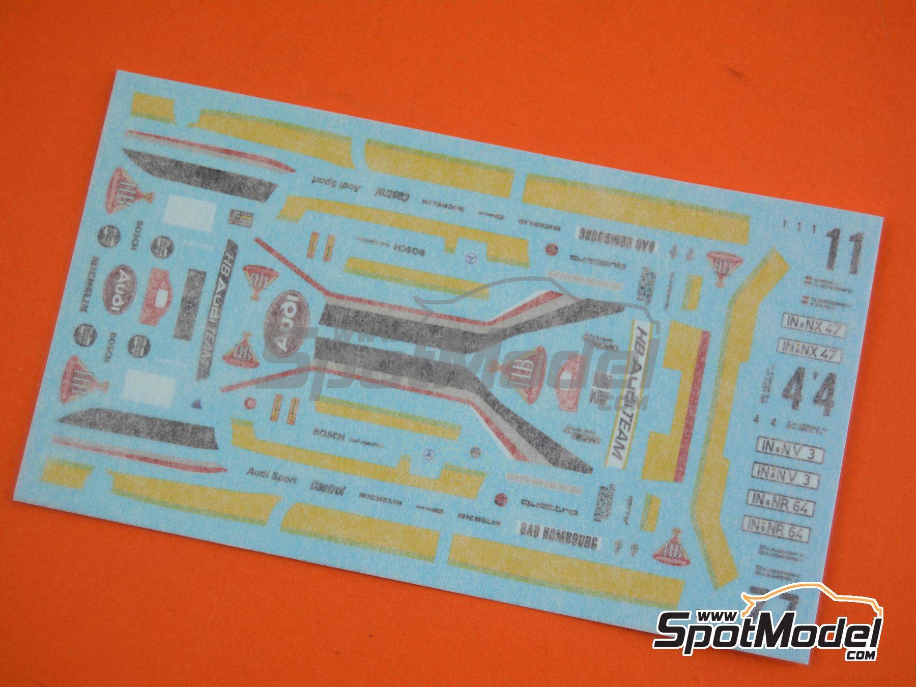 Image 7: Audi Quattro Group B Audi Sport Team sponsored by HB - Monte Carlo Rally - Rallye Automobile de Monte-Carlo 1984 | Car scale model kit in 1/43 scale manufactured by Arena Modelli (ref.&nbsp;ARE937)