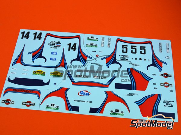 Image 10: Porsche 911SC Martini Racing - Safari Rally 1978 | Model car kit in 1/24 scale manufactured by Arena (ref.&nbsp;ARE861-24)