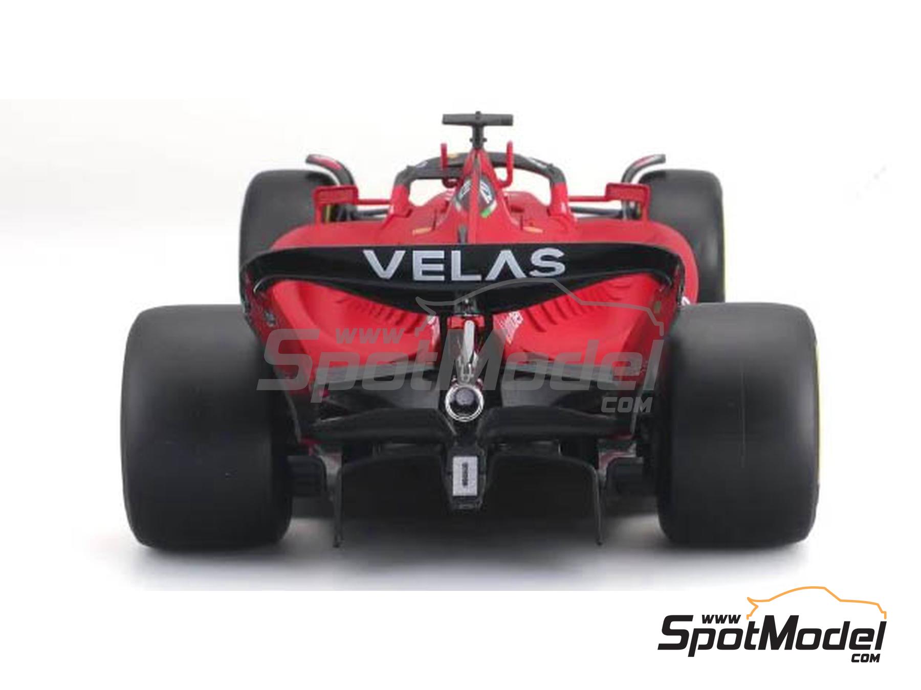 Image 6: Ferrari F1-75 Scuderia Ferrari Team sponsored by Shell Banco Santander - FIA Formula 1 World Championship 2022 | Diecast model car in 1/18 scale manufactured by Bburago (ref.&nbsp;DIE-60718, also 4893993015337 and 18-16811/16)