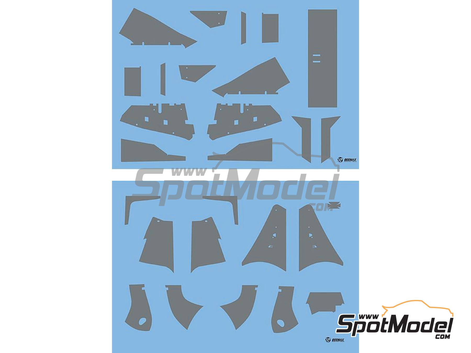 Image 21: McLaren Honda MP4/4 McLaren Racing Limited Team sponsored by Marlboro - Monaco Formula 1 Grand Prix 1988 | Car scale model kit in 1/12 scale manufactured by Beemax Model Kits (ref.&nbsp;BX12002, also 4545782089592)