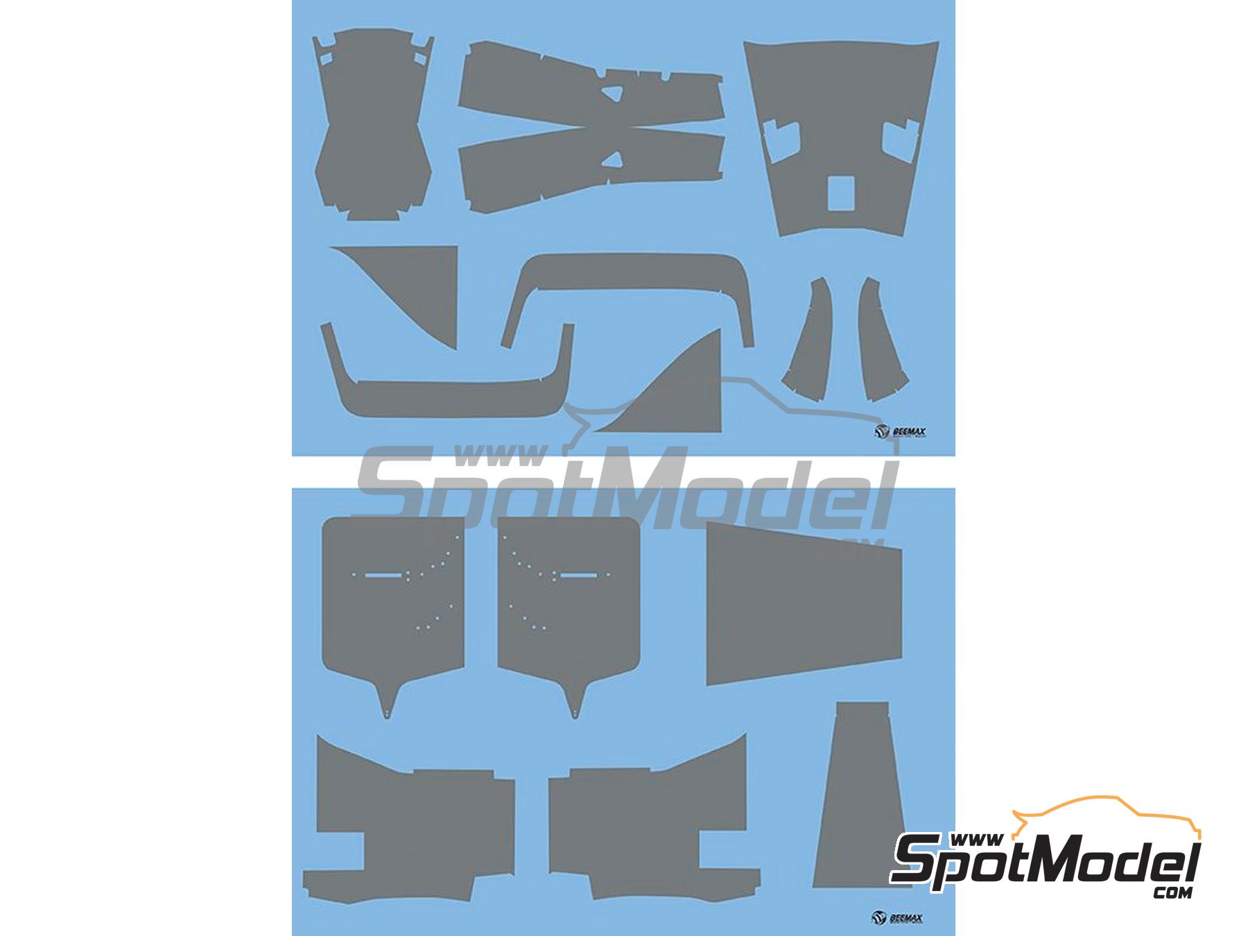 Image 23: McLaren Honda MP4/4 McLaren Racing Limited Team sponsored by Marlboro - Monaco Formula 1 Grand Prix 1988 | Car scale model kit in 1/12 scale manufactured by Beemax Model Kits (ref.&nbsp;BX12002, also 4545782089592)