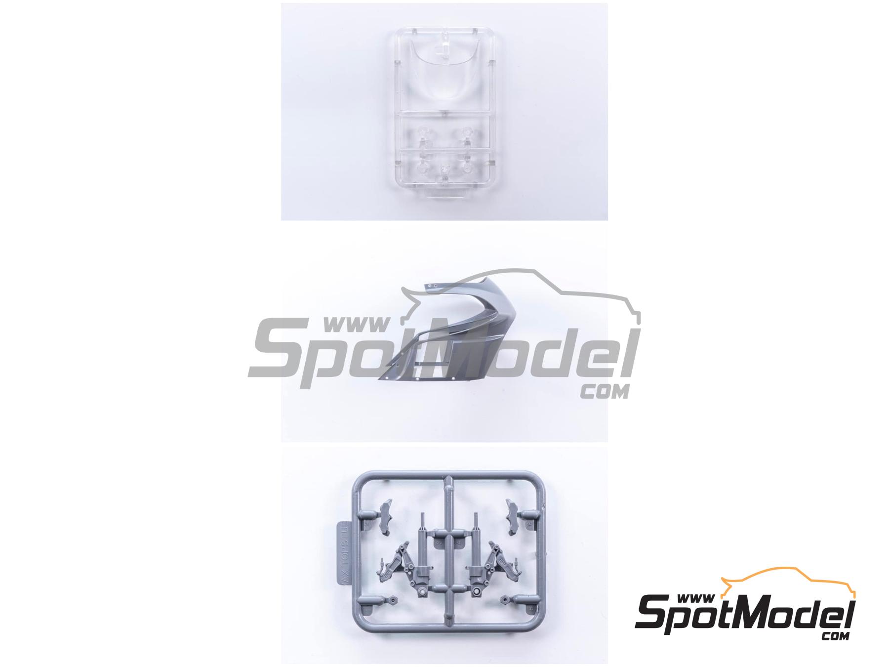 Image 13: Suzuki RGV500 XR79 Suzuki Team sponsored by Motul - Motorcycle World Championship 1993 | Motorbike scale model kit in 1/12 scale manufactured by Beemax Model Kits (ref. BX13001, also 4545782083811)