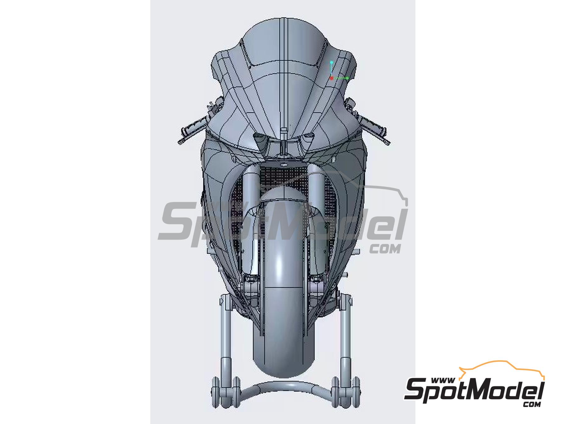 Image 2: Yamaha YZR-M1 Equipo Tech 3 patrocinado por Dunlop - Campeonato del Mundo de Moto GP 2007 | Maqueta de moto en escala&nbsp;1/12 fabricado por Beemax Model Kits (ref.&nbsp;BX13002, tambien 4545782131895)