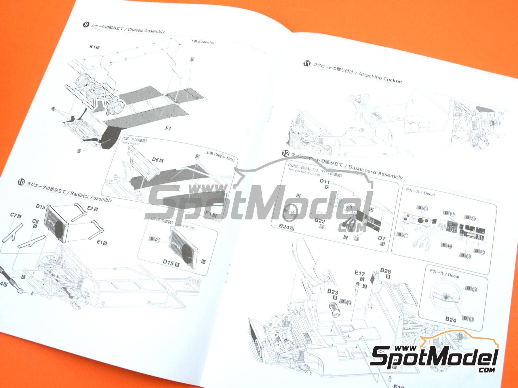Image 23: Lancia Delta S4 Grupo B Equipo Scuderia Grifone patrocinado por Esso Super Oil - Rally Cataluña 1986 | Maqueta de coche en escala 1/24 fabricado por Beemax Model Kits (ref. BX24034, tambien 4545782082166)