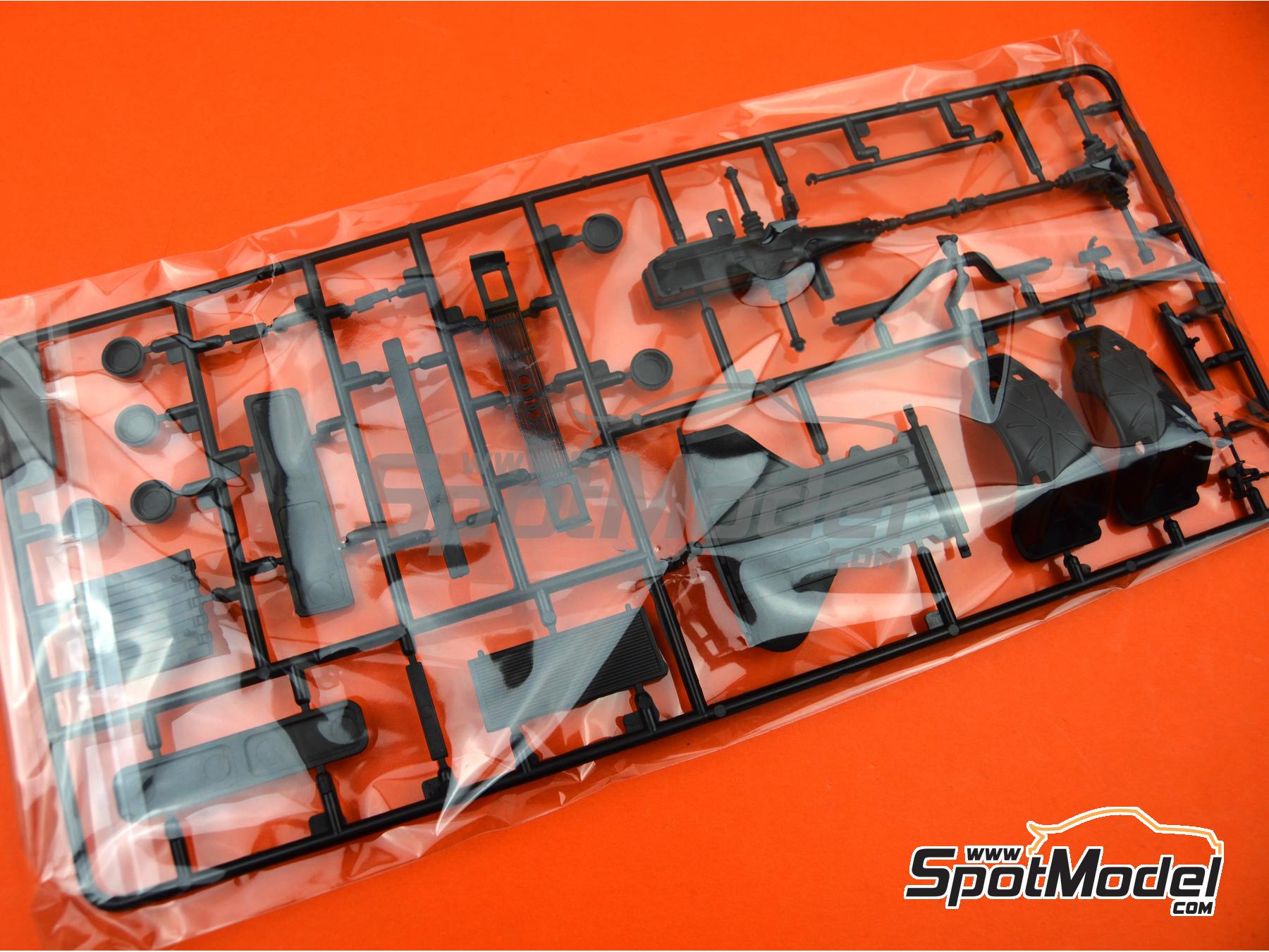 Image 12: Audi Sport Quattro S1 E2 Group B Audi Team Team sponsored by HB International - Monte Carlo Rally - Rallye Automobile de Monte-Carlo, Sanremo Rally 1985 and 1986 | Car scale model kit in 1/24 scale manufactured by Beemax Model Kits (ref.&nbsp;BX24035, also 4545782078398)