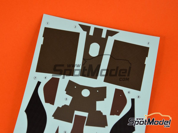 Image 20: McLaren TAG Porsche MP4/2B | Detail up set in 1/20 scale manufactured by Beemax Model Kits (ref. EX20001, also 4545782088977)